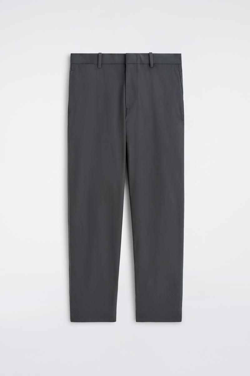 Cotton Regular-Fit Tapered-Leg Chinos