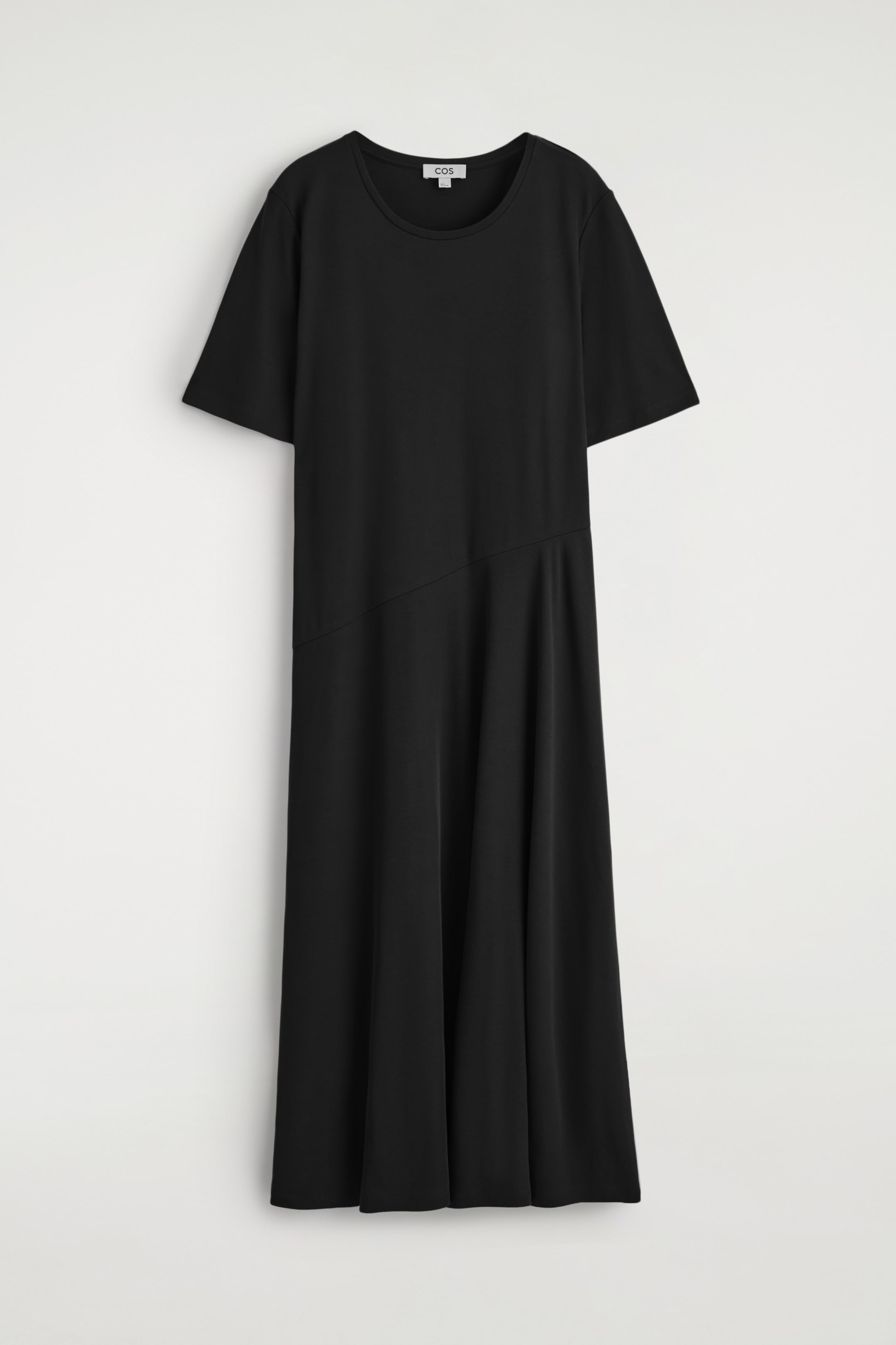 Agrandir l'image: ROBE MIDI DRAPÉE EN COTON - NOIR - FEMME | H&M CH 5