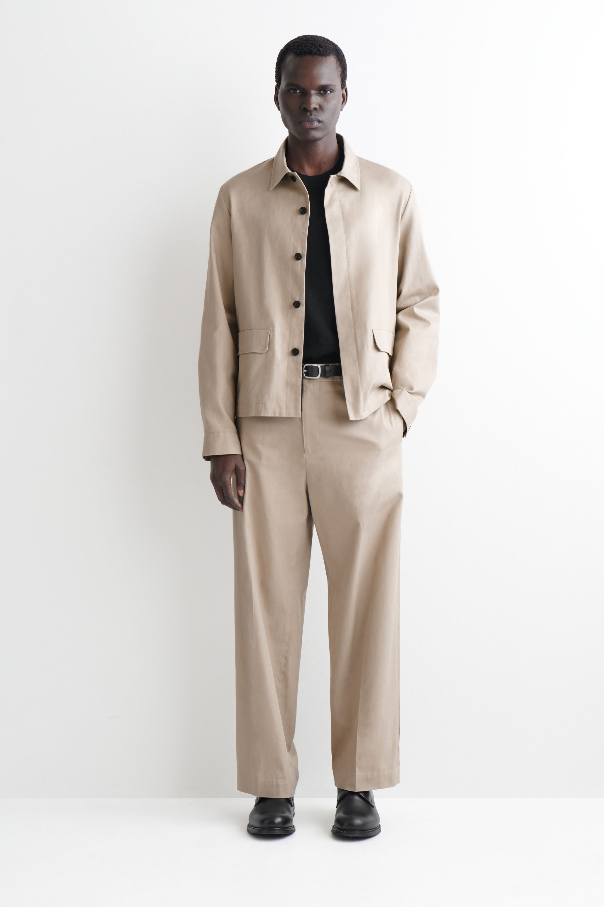 メンズ COTTON RELAXED-FIT STRAIGHT-LEG TROUSERS メンズ COTTON RELAXED-FIT STRAIGHT-LEG TROUSERS