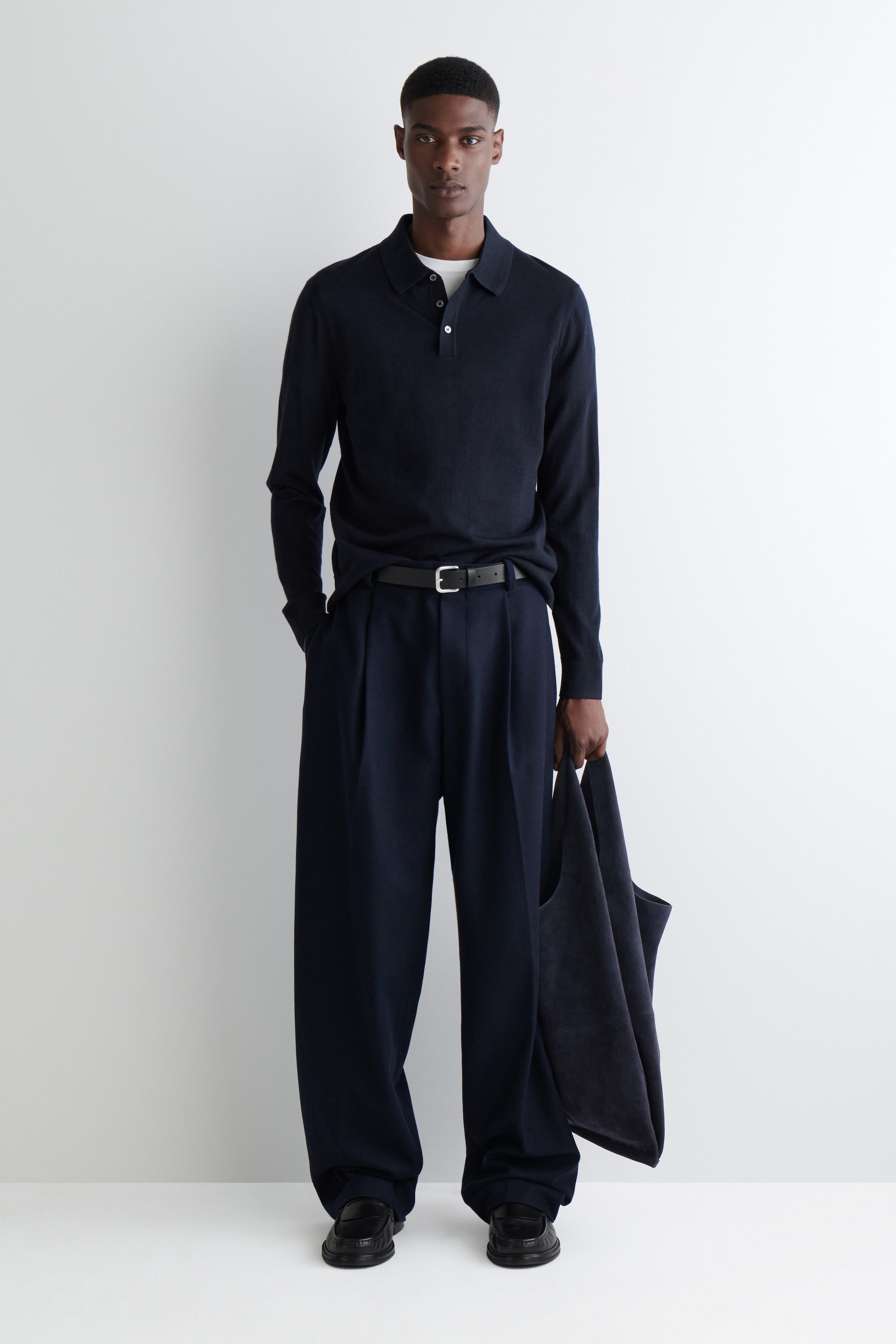 SLIM MERINO WOOL POLO SHIRT