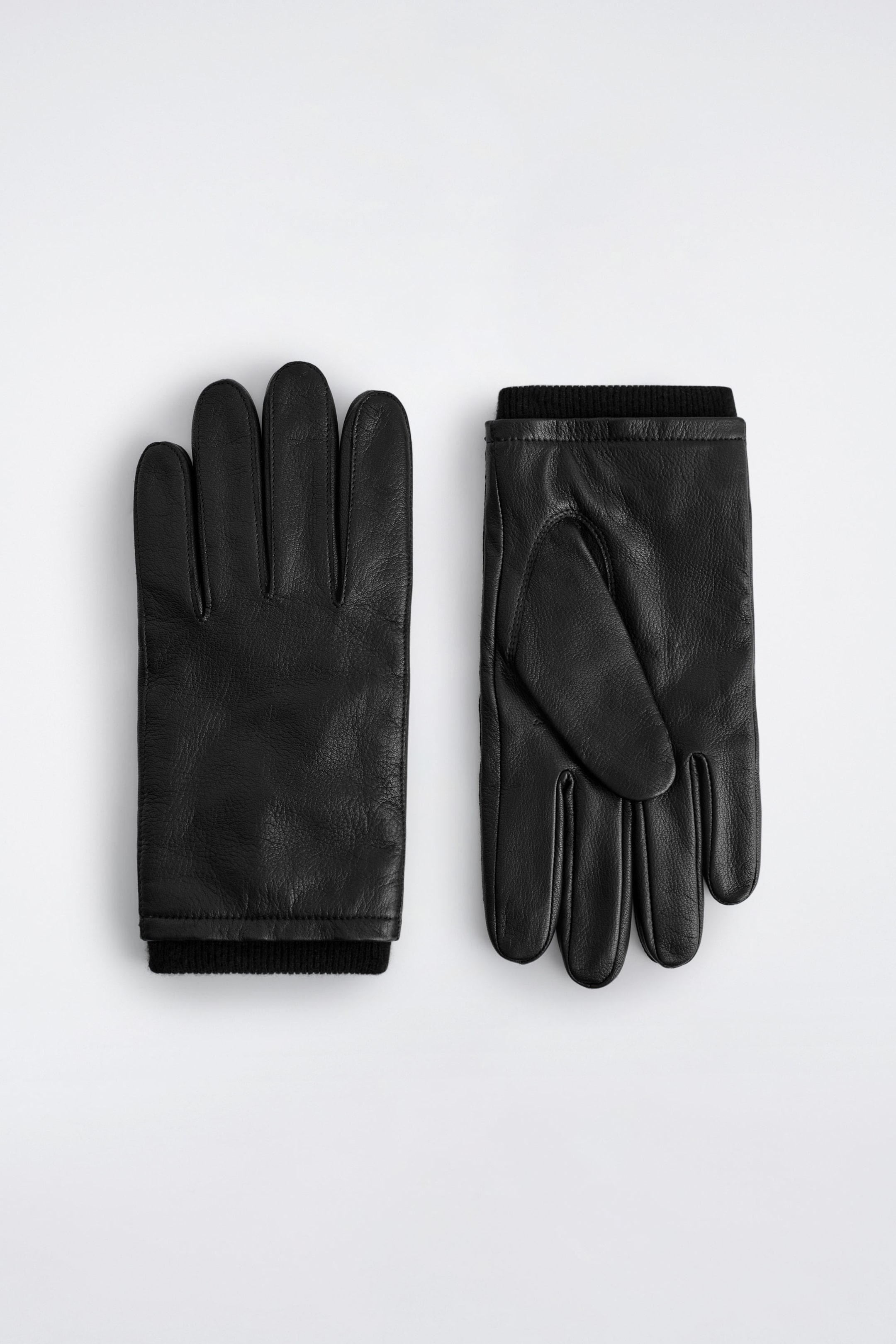 CASHMERE-LINED LEATHER GLOVES