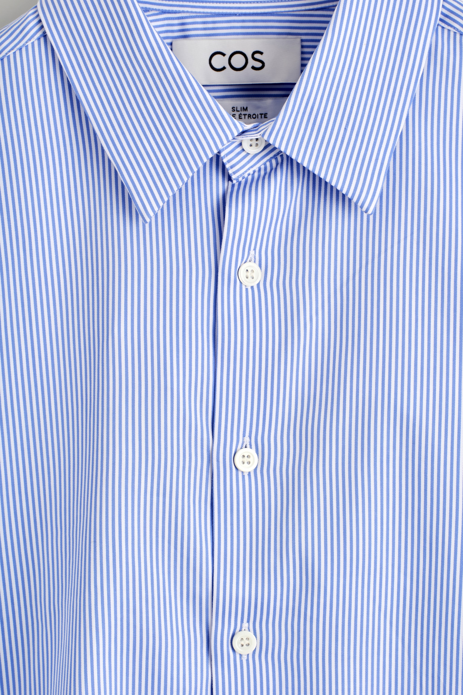 CAMISA DE POPELINA SASTRE AJUSTADA - AZUL / RAYAS/AZUL MARINO/BLANCO - 5