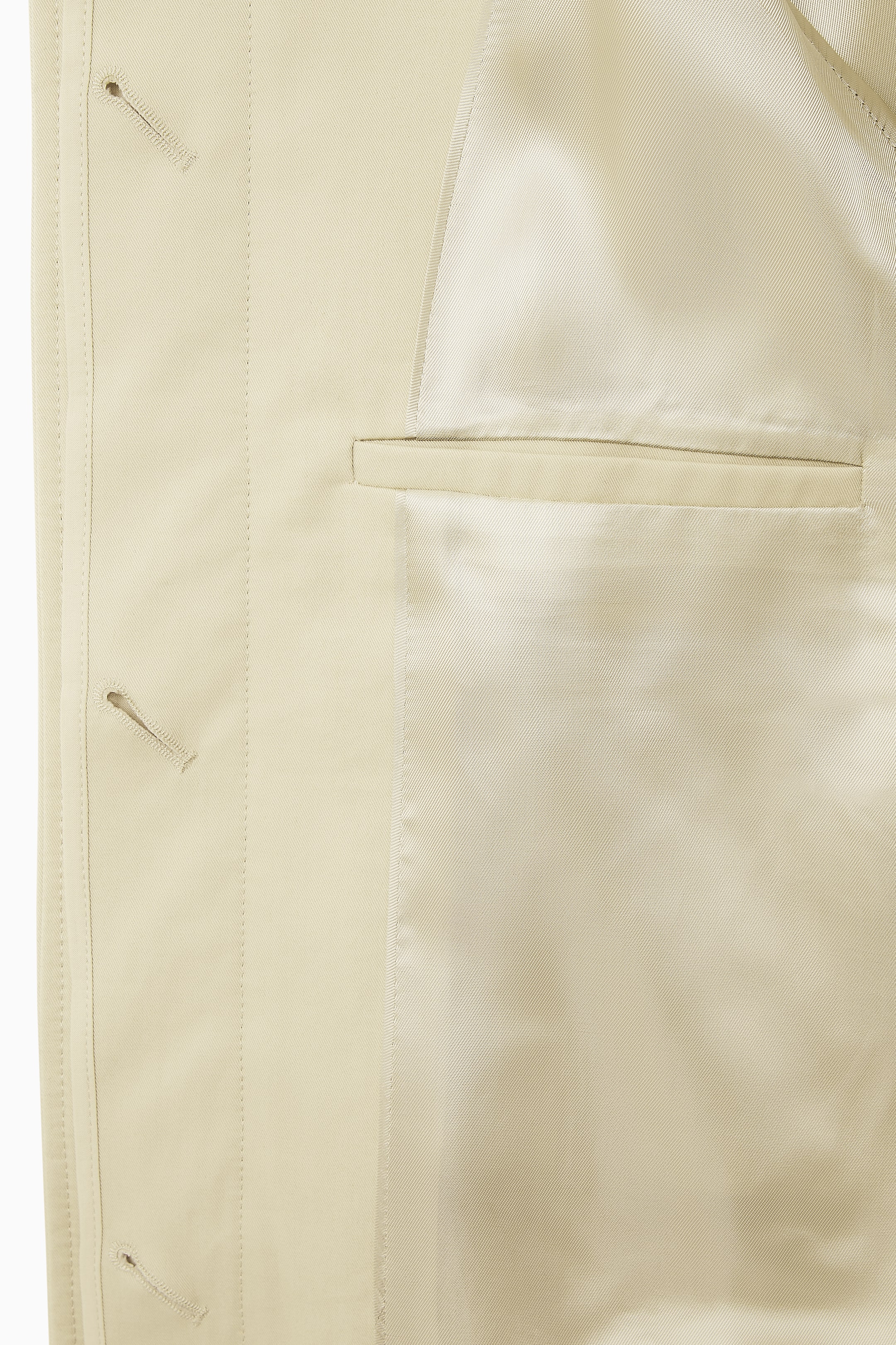 Grösseres Bild ansehen: KURZER TRENCHCOAT AUS TWILL - BEIGE - DAMEN | H&M CH 2