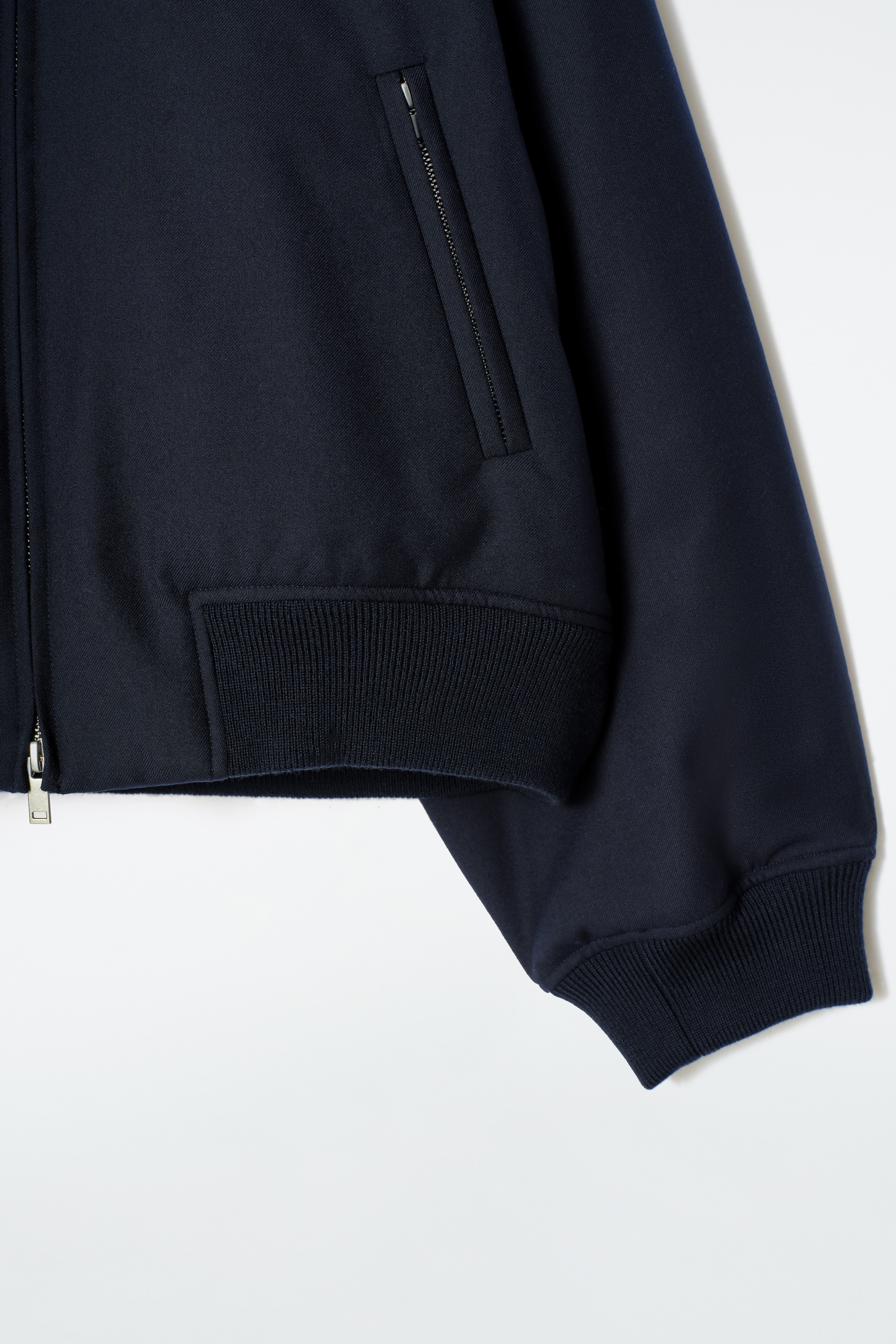 Agrandir l'image: VESTE BOMBER OVERSIZE EN LAINE - BLEU MARINE - FEMME | H&M FR 9
