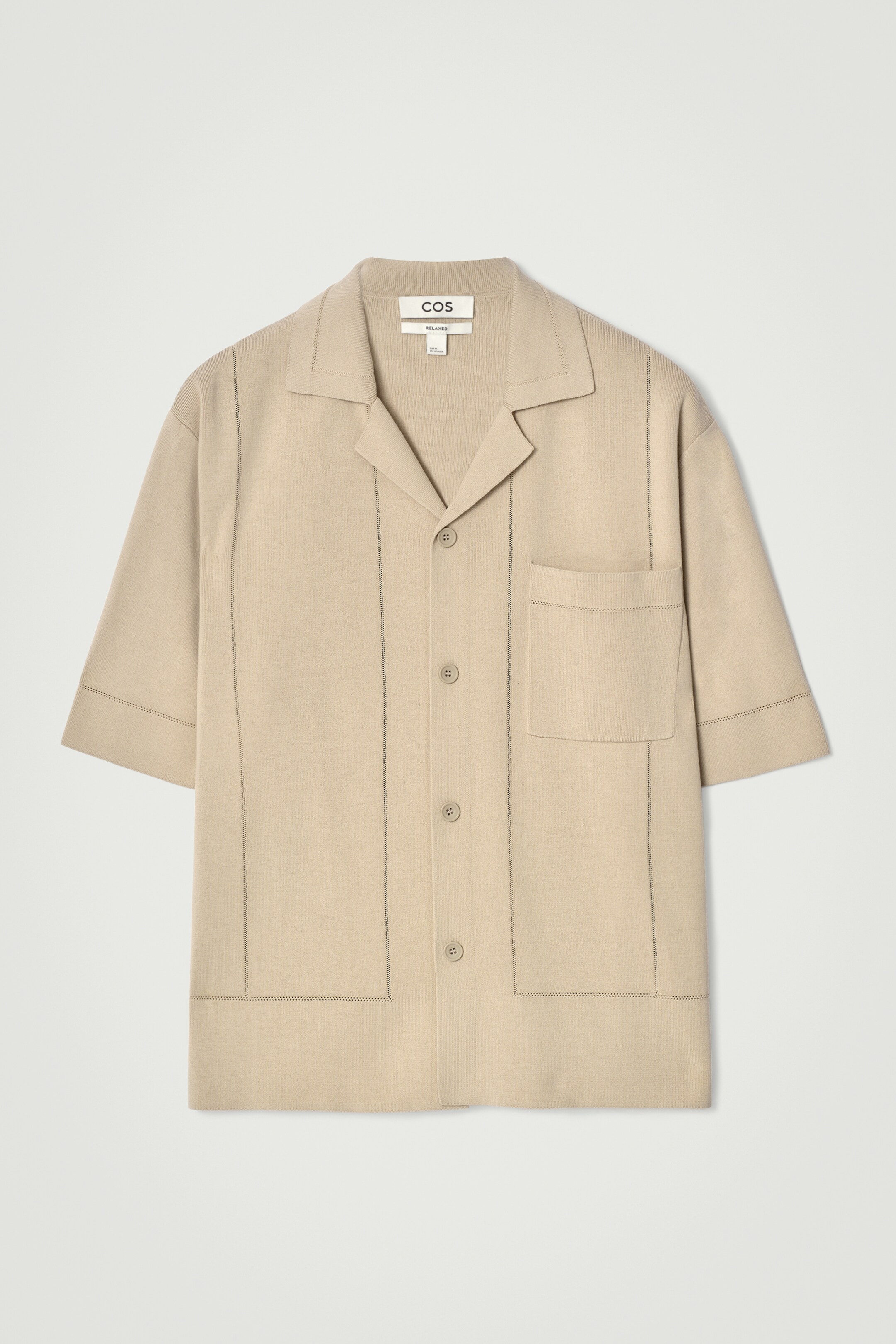 Grösseres Bild ansehen: BAUMWOLLHEMD AUS POINTELLE-STRICK - BRAUN - HERREN | H&M CH 7