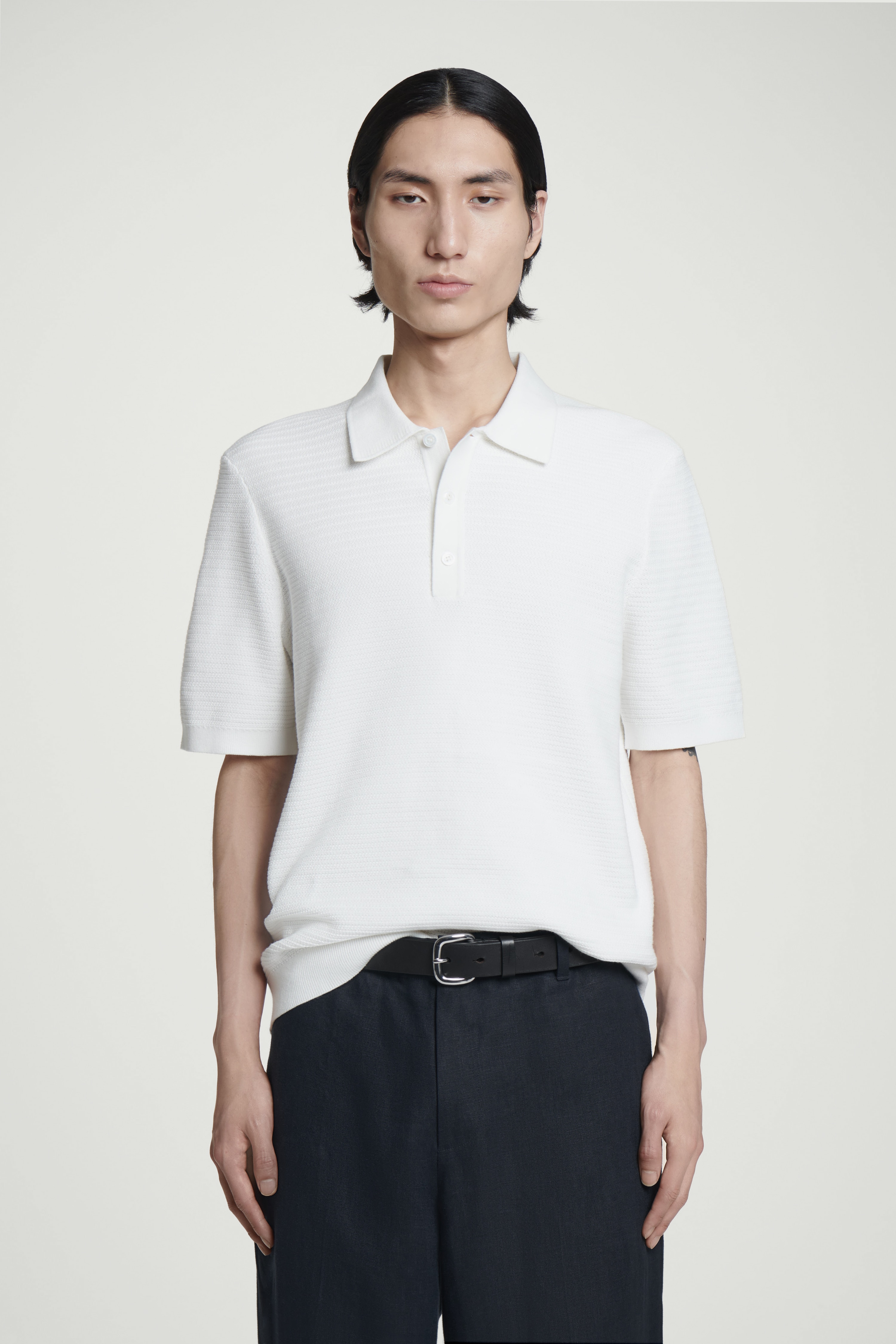 BAWEŁNIANA KOSZULKA POLO - BIAŁY/CZARNY/GRANATOWY/ZIELONY