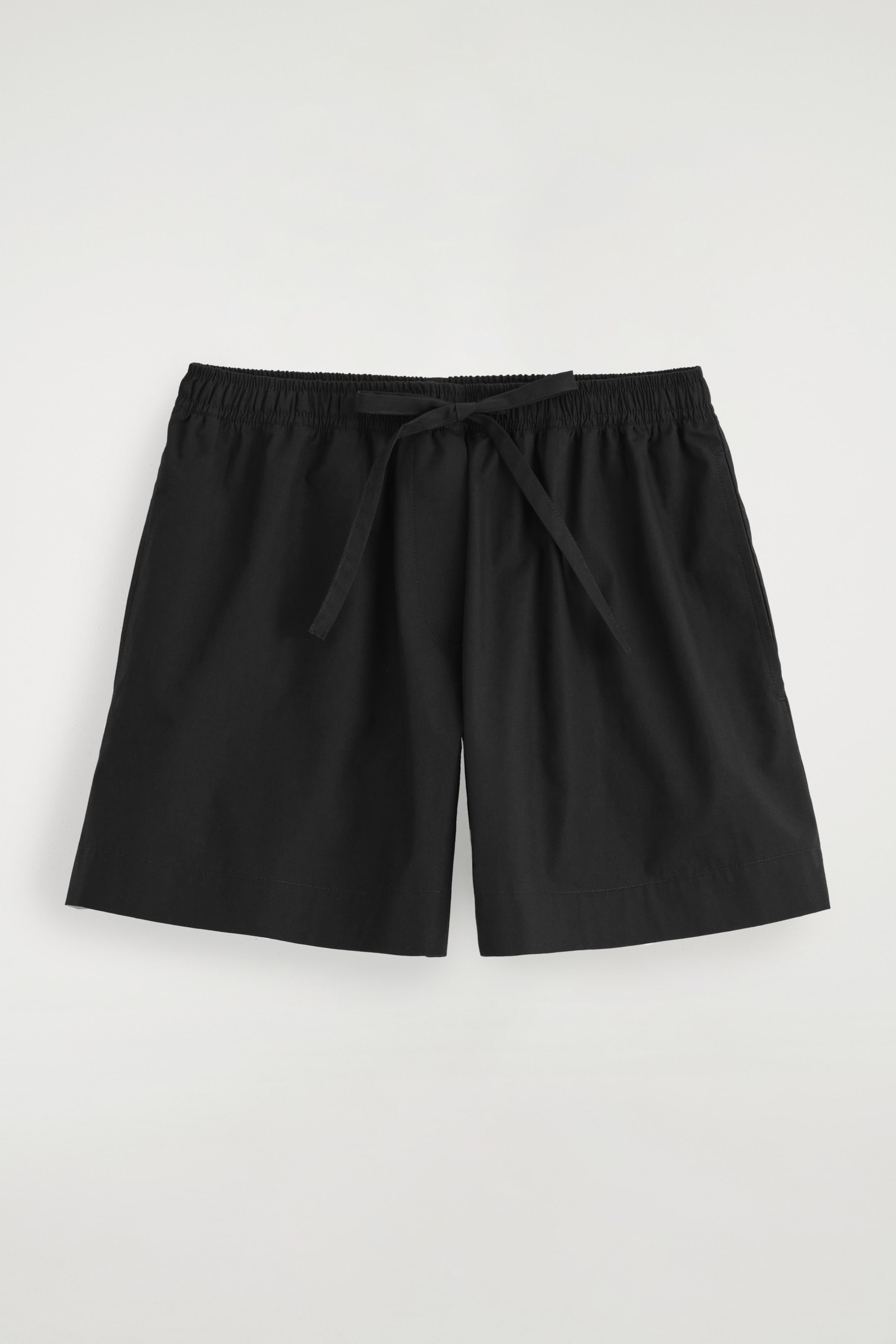 Grotere afbeelding bekijken: Katoenen shorts met trekkoord. - ZWART - DAMES | H&M BE 4