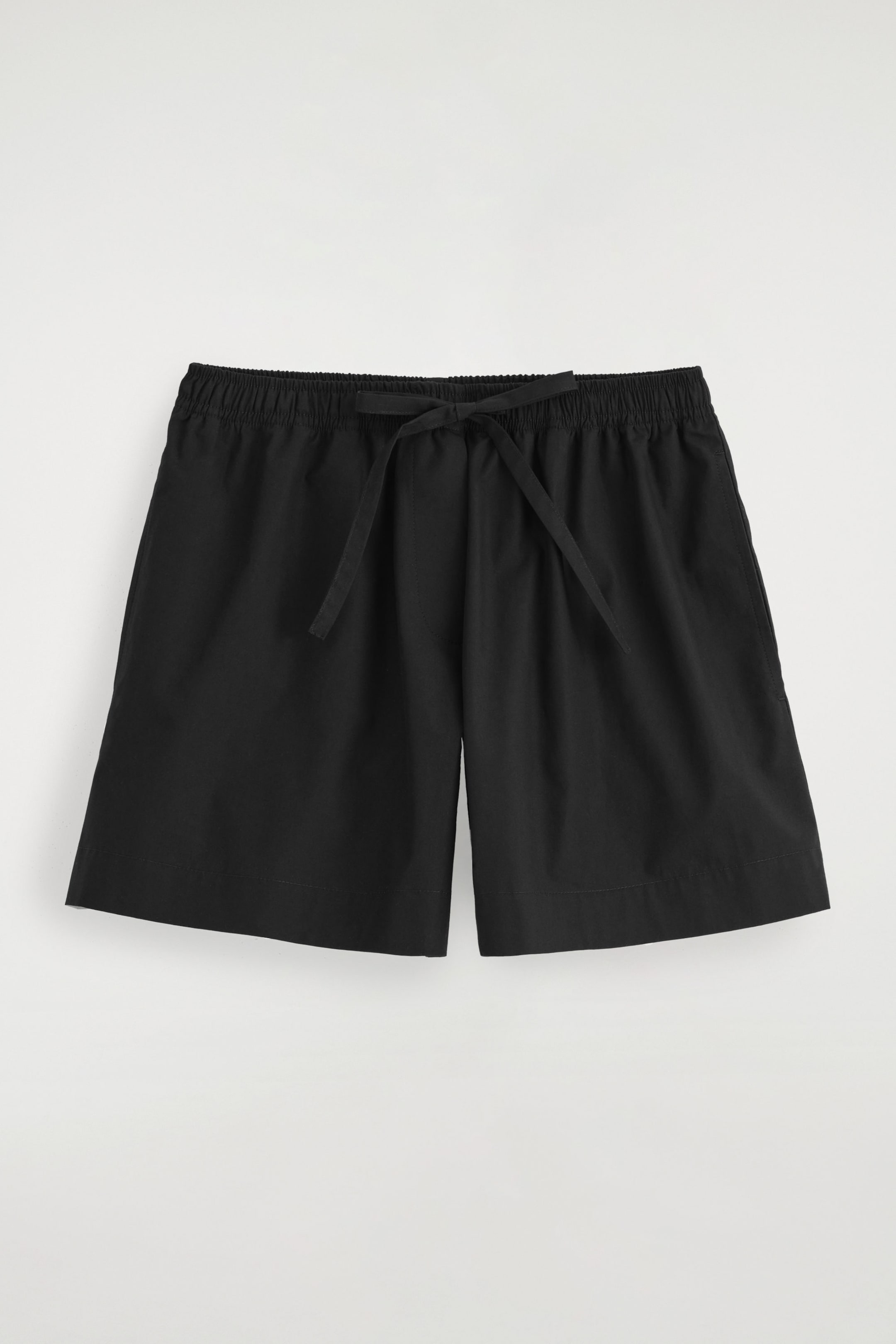 DRAWSTRING COTTON SHORTS