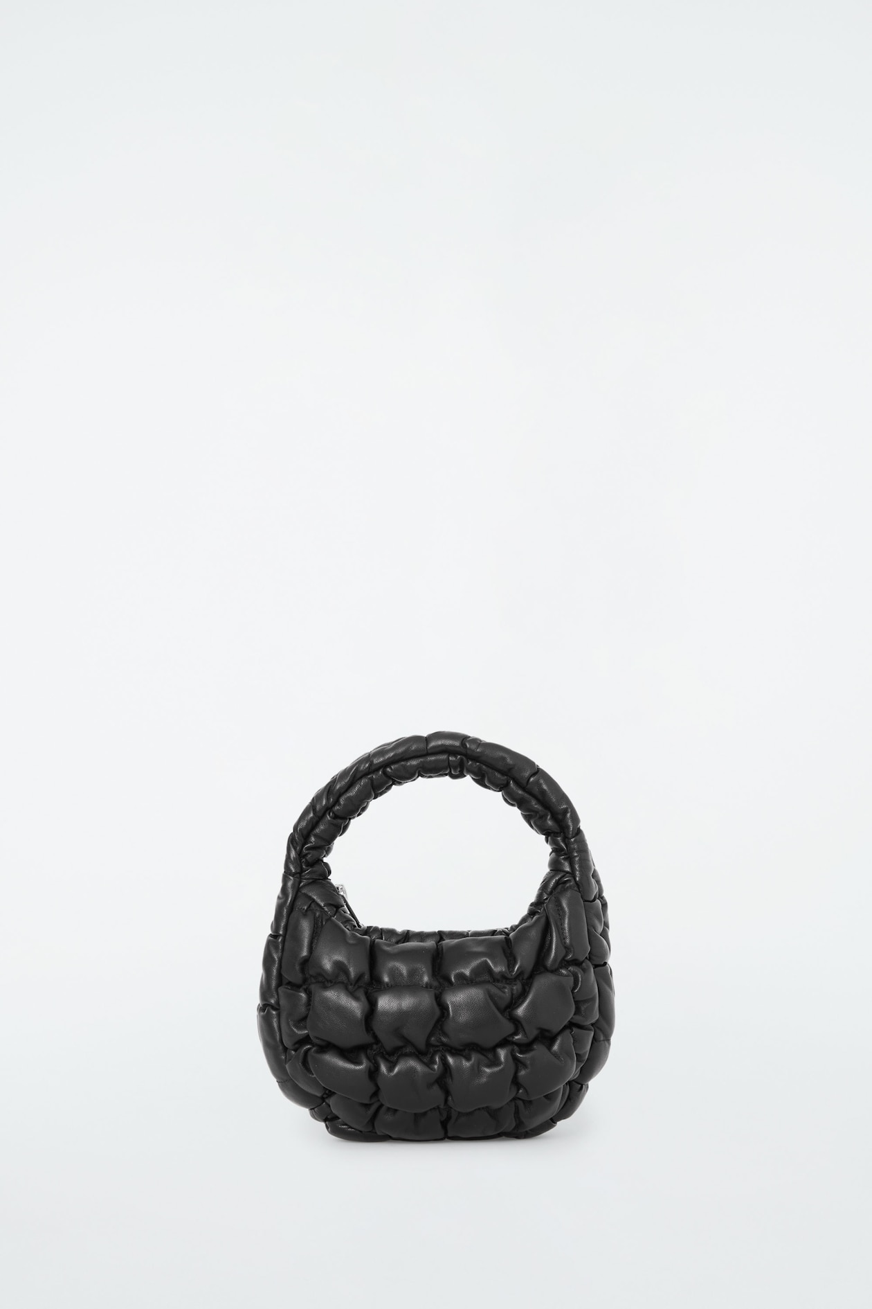QUILTED MICRO BAG - LEATHER - BLACK | COS AU