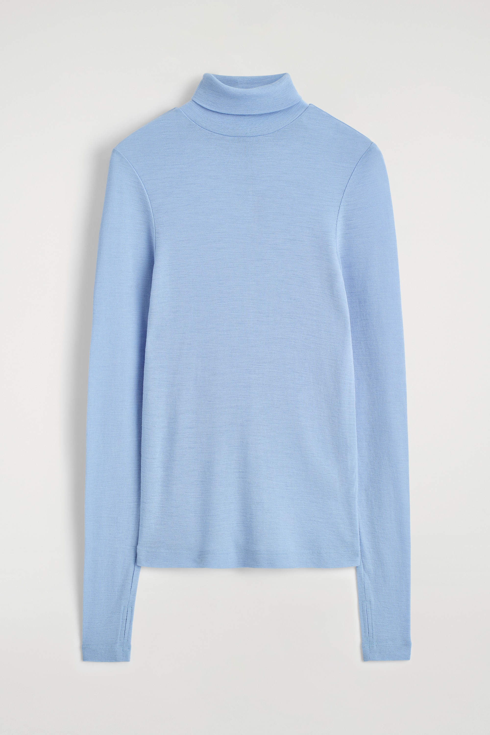 MAGLIA A COLLO ALTO IN LANA MERINO - AZZURRO/NAVY/BEIGE / QUADRI/BLU / QUADRI/GRIGIO SCURO MÉLANGE/BEIGE CHIARO MÉLANGE/MARRONE SCURO/VERDE SCURO MÉLANGE