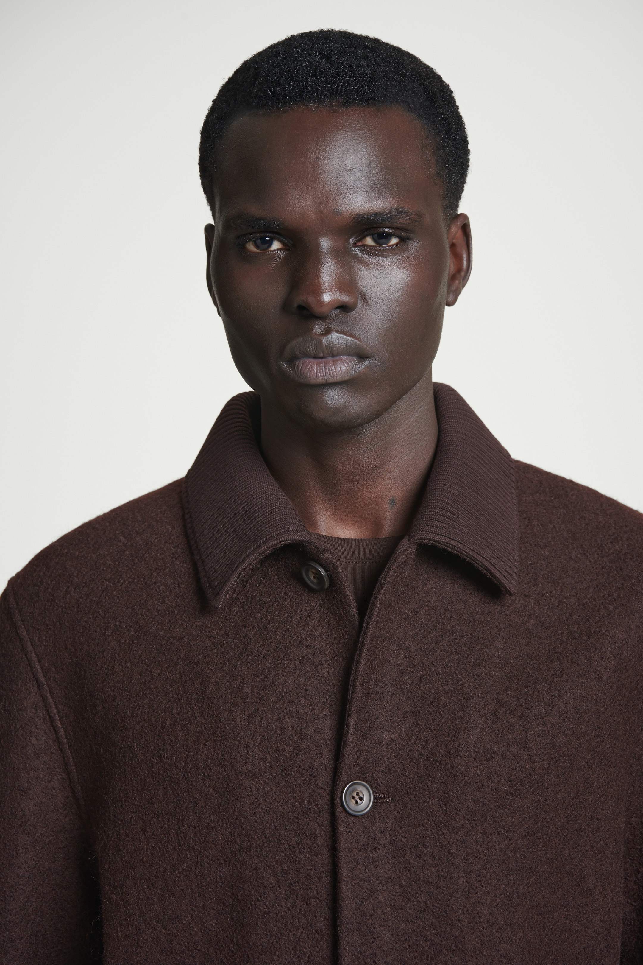 View larger image: BOILED-WOOL CHORE JACKET - DARK BROWN - Men | H&M GB 6