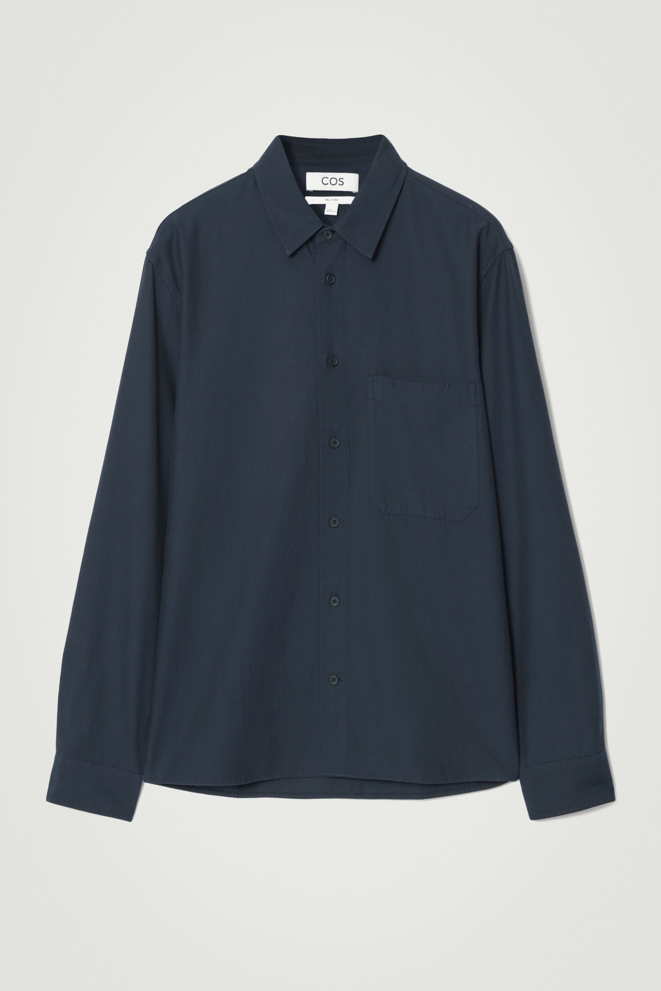 Visualizza immagine più grande: CAMICIA IN TWILL DALLA VESTIBILITÀ RILASSATA - BLU NAVY - UOMO | H&M IT 1
