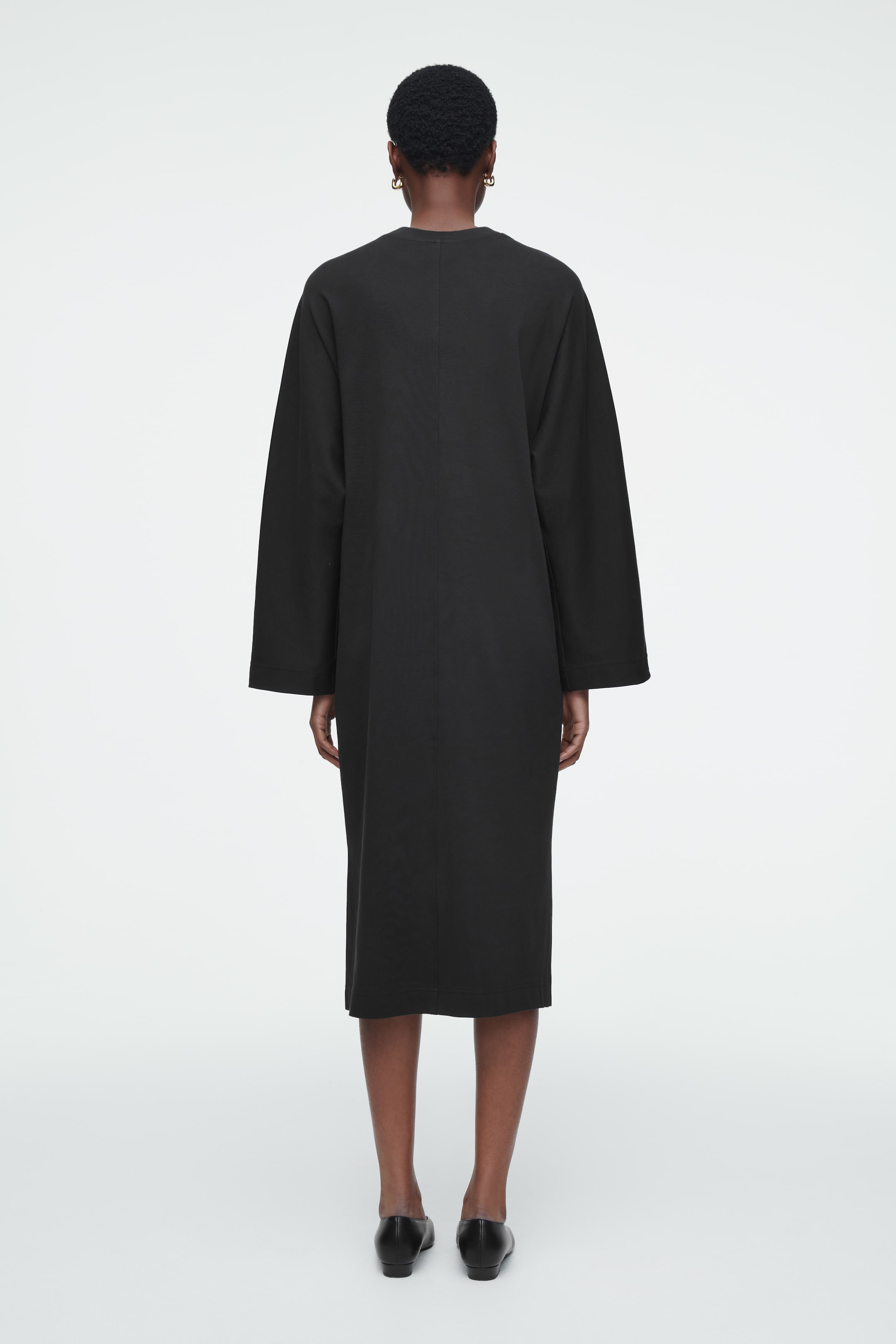 Ingrandisci l'immagine: JERSEY MIDI COLUMN DRESS - BLACK - DONNA | H&M CH 3
