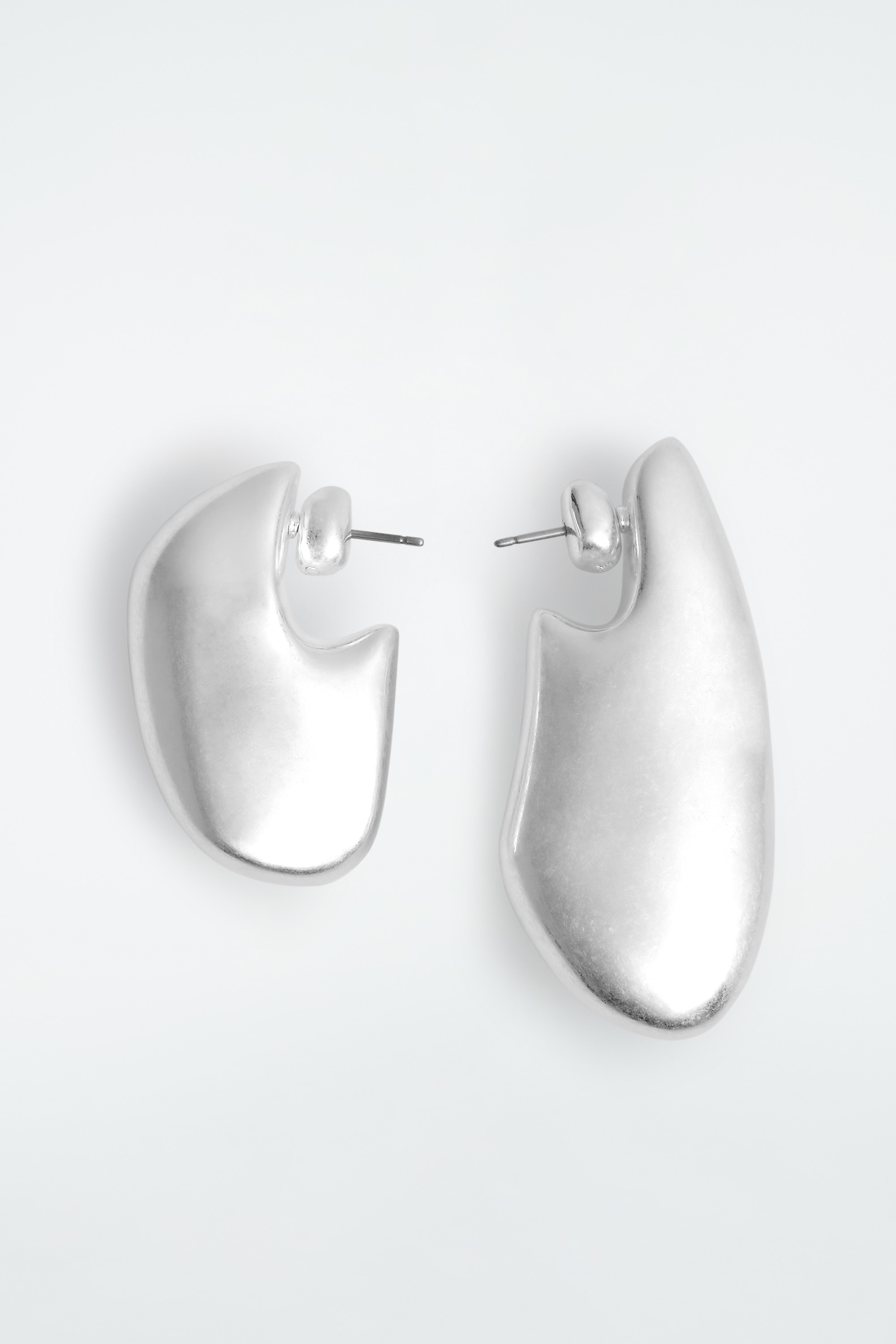 UNGLEICHE OHRRINGE - SILBER/ROSA