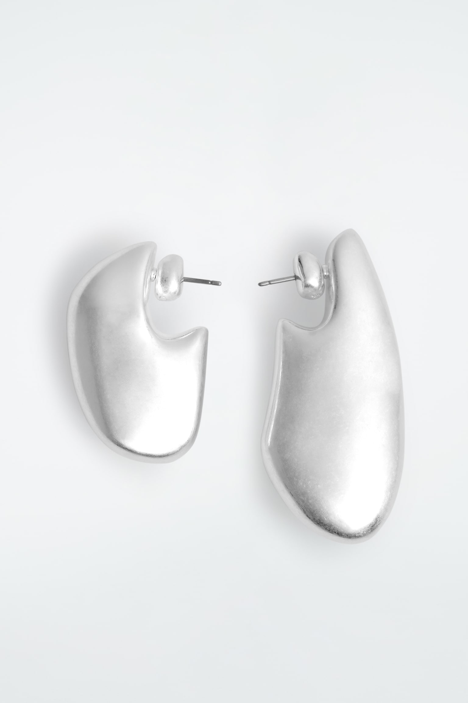 PENDIENTES DE TUERCA ASIMÉTRICOS - PLATEADO/ROSA/DORADO - 2