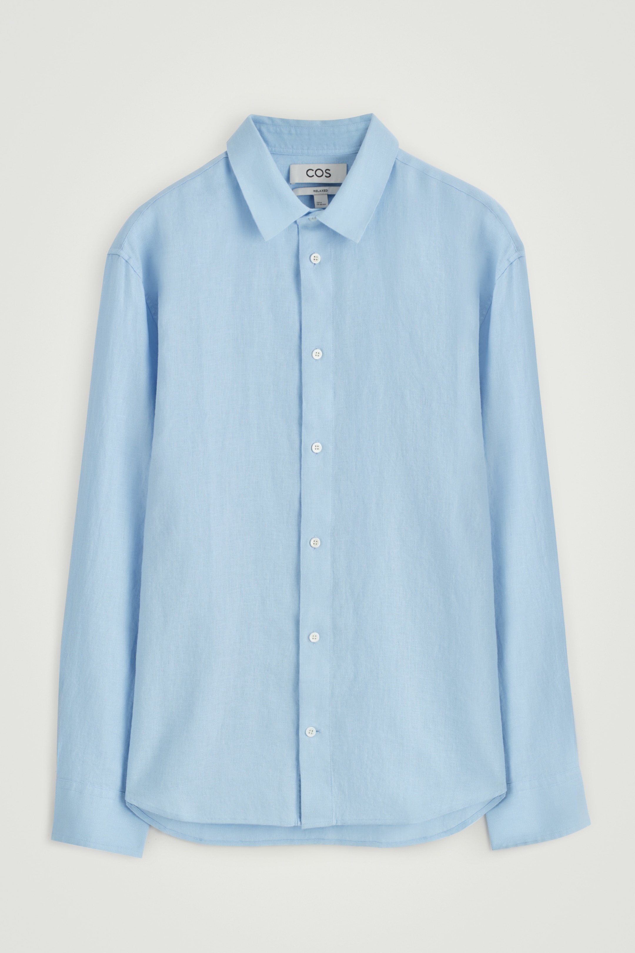 Agrandir l'image: CHEMISE DÉCONTRACTÉE EN LIN - BLEU CIEL - HOMME | H&M FR 7