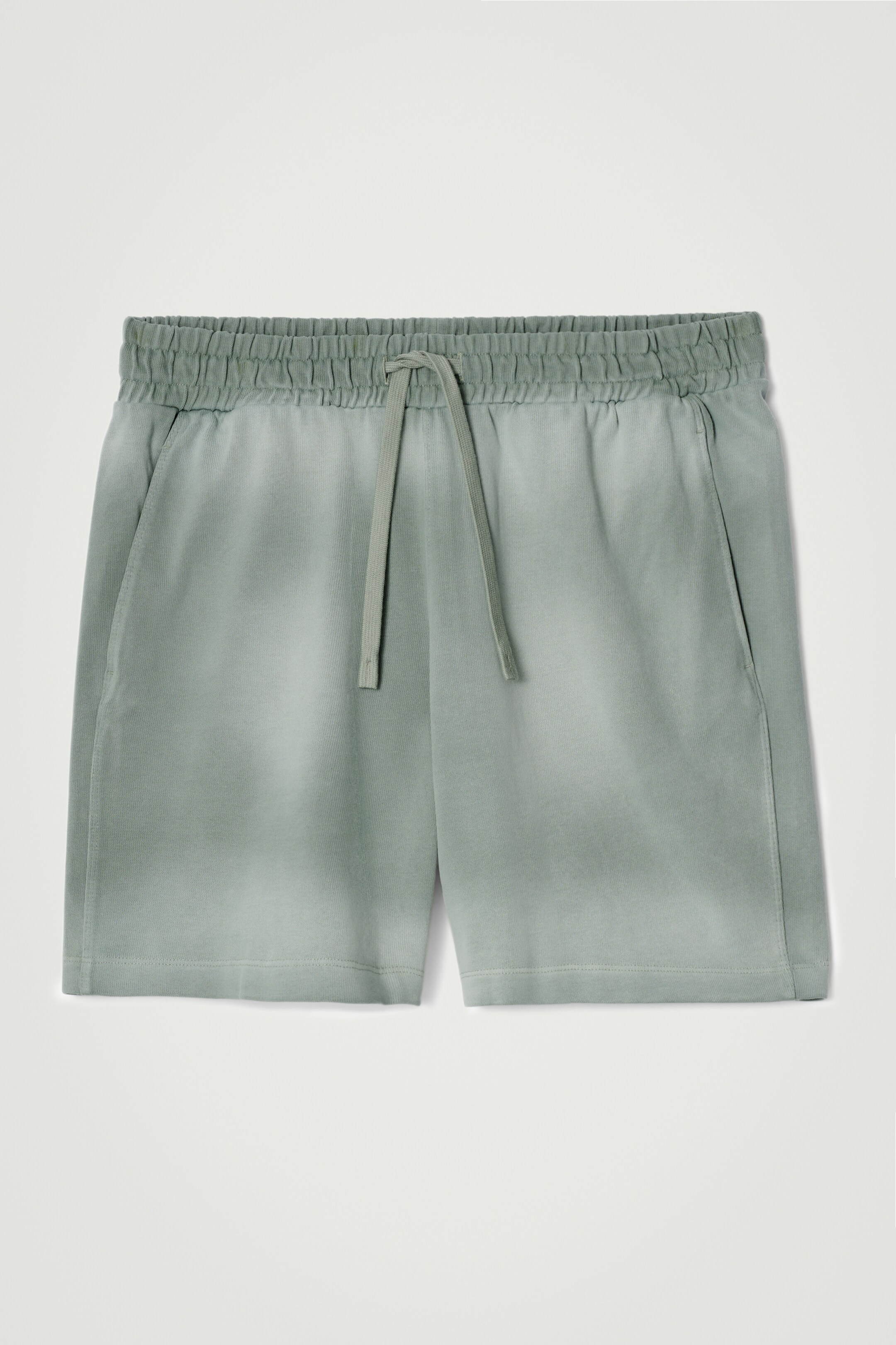 Ingrandisci l'immagine: WASHED-JERSEY DRAWSTRING SHORTS - GREEN - UOMO | H&M CH 5