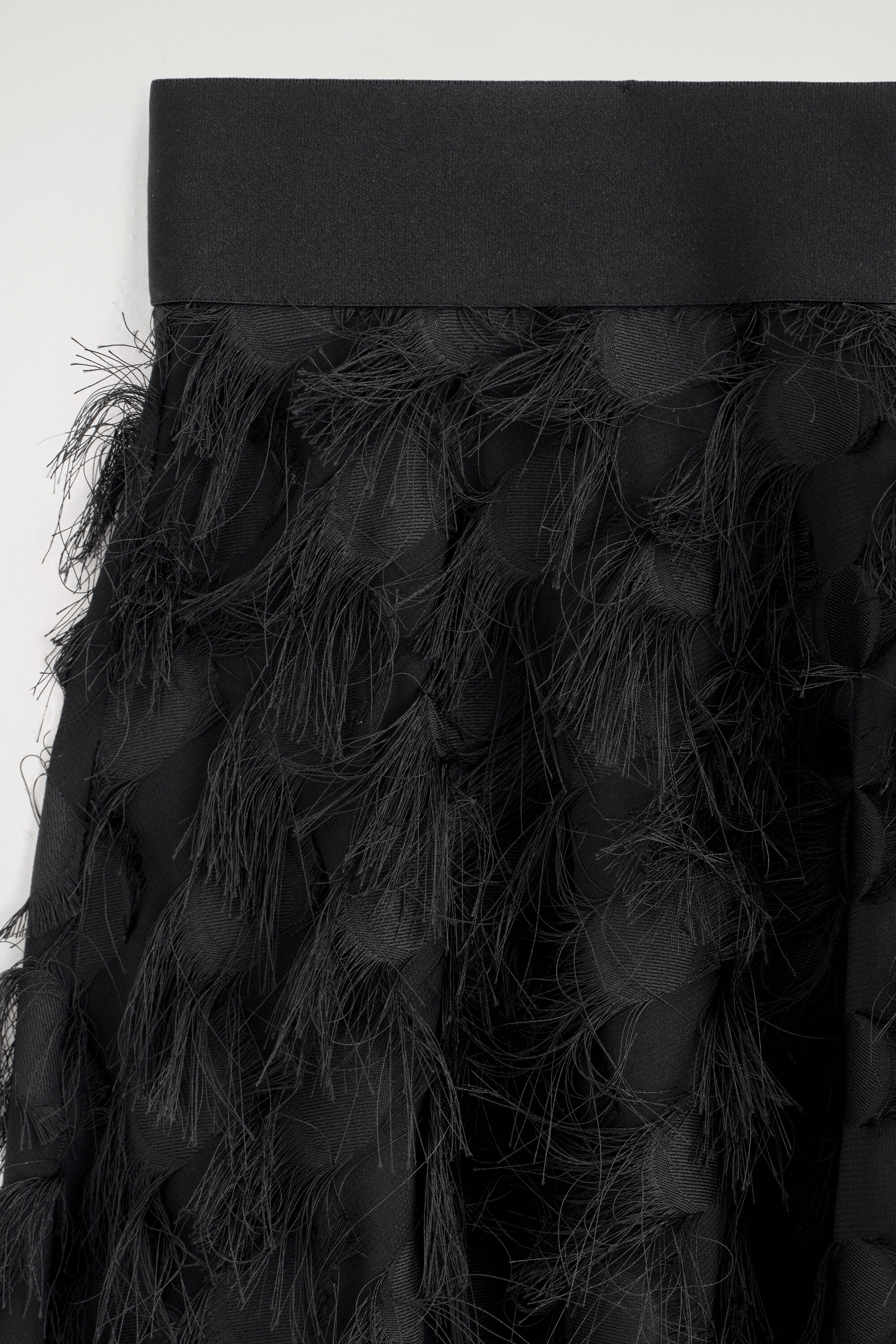 JACQUARD-FRINGED MIDI SKIRT - thumbnail 6