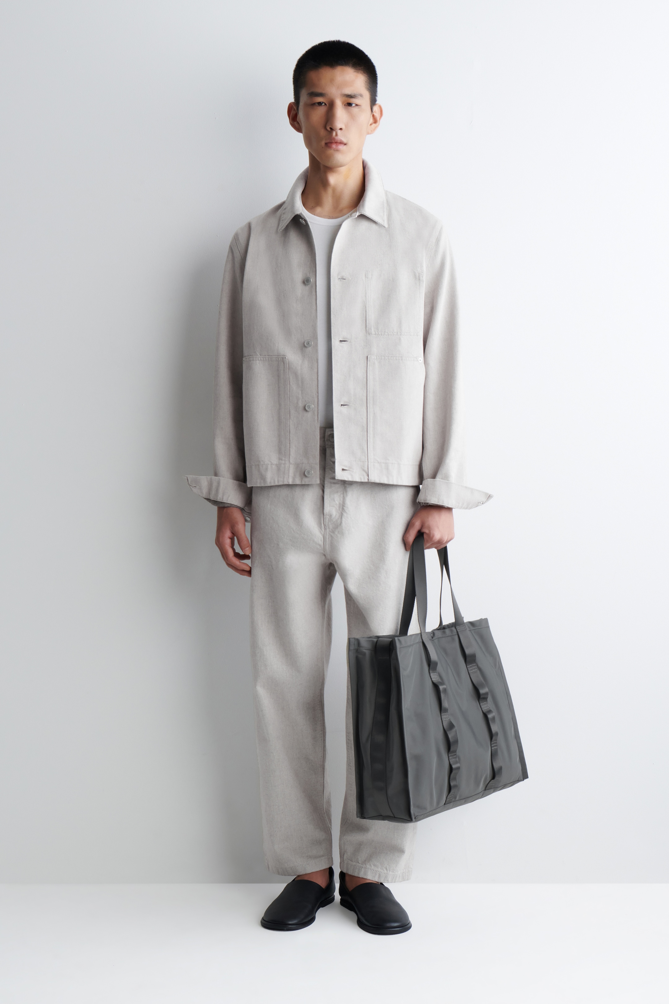 Agrandir l'image: SAC CABAS TRANSIT - NYLON - GRIS - HOMME | H&M FR 1