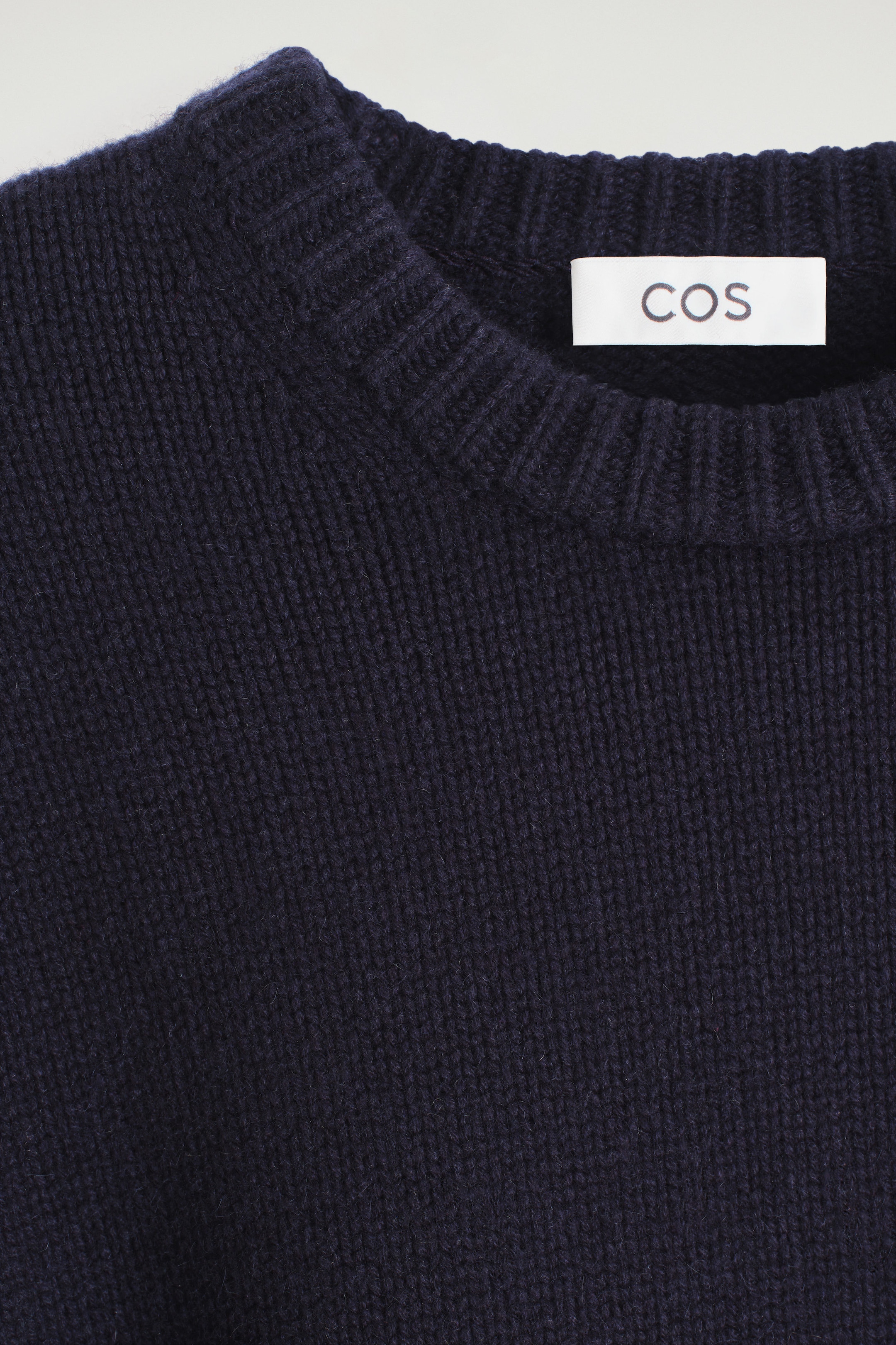 GROBSTRICKPULLOVER AUS KASCHMIR