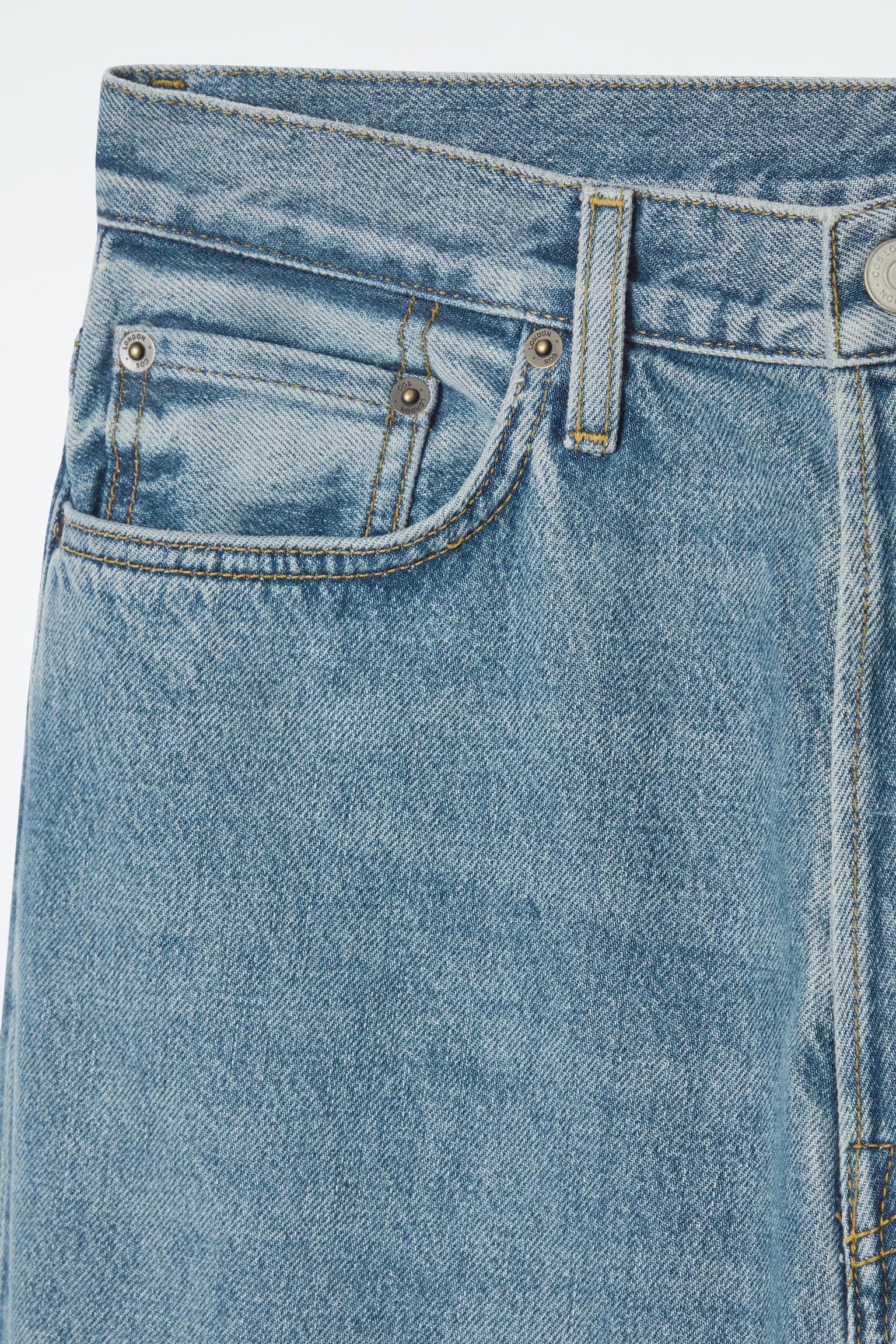 VAQUEROS PERNERAS ANCHAS VOLUME - AZUL EMPOLVADO/NEGRO LAVADO/AZUL VERDADERO/AZUL - 2
