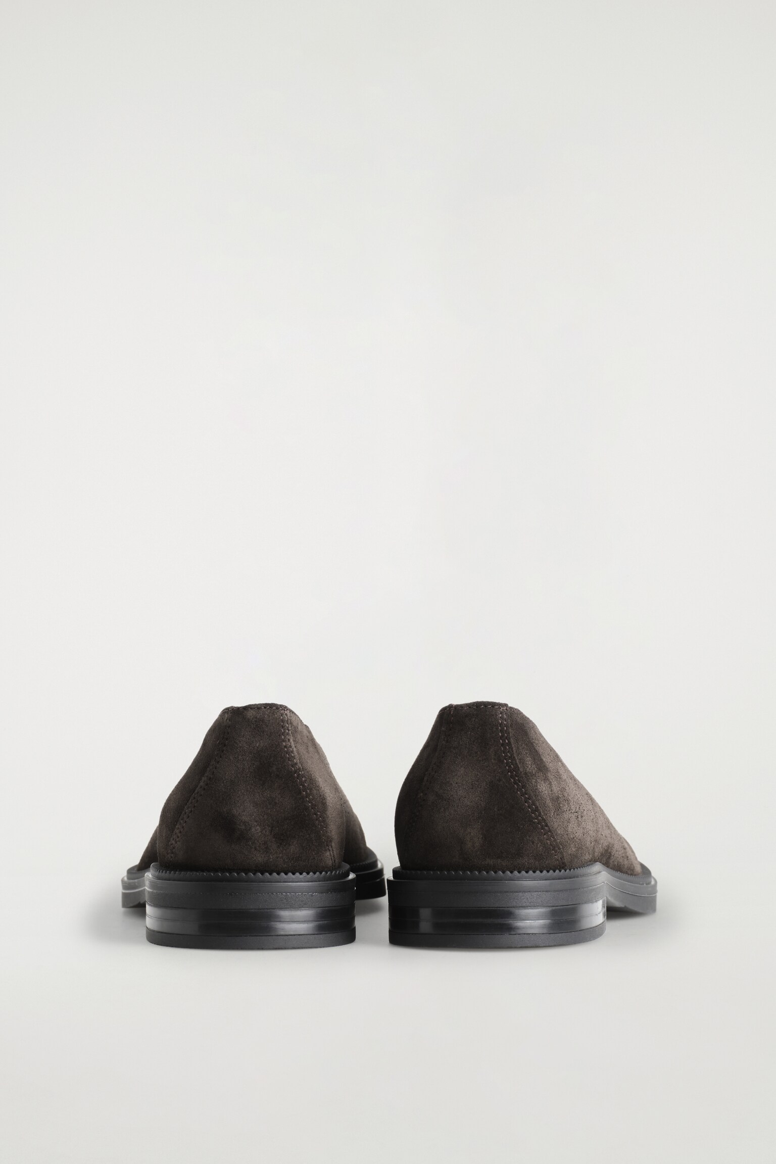 SOULIERS ÉPAIS EN DAIM - BRUN FONCÉ - 3