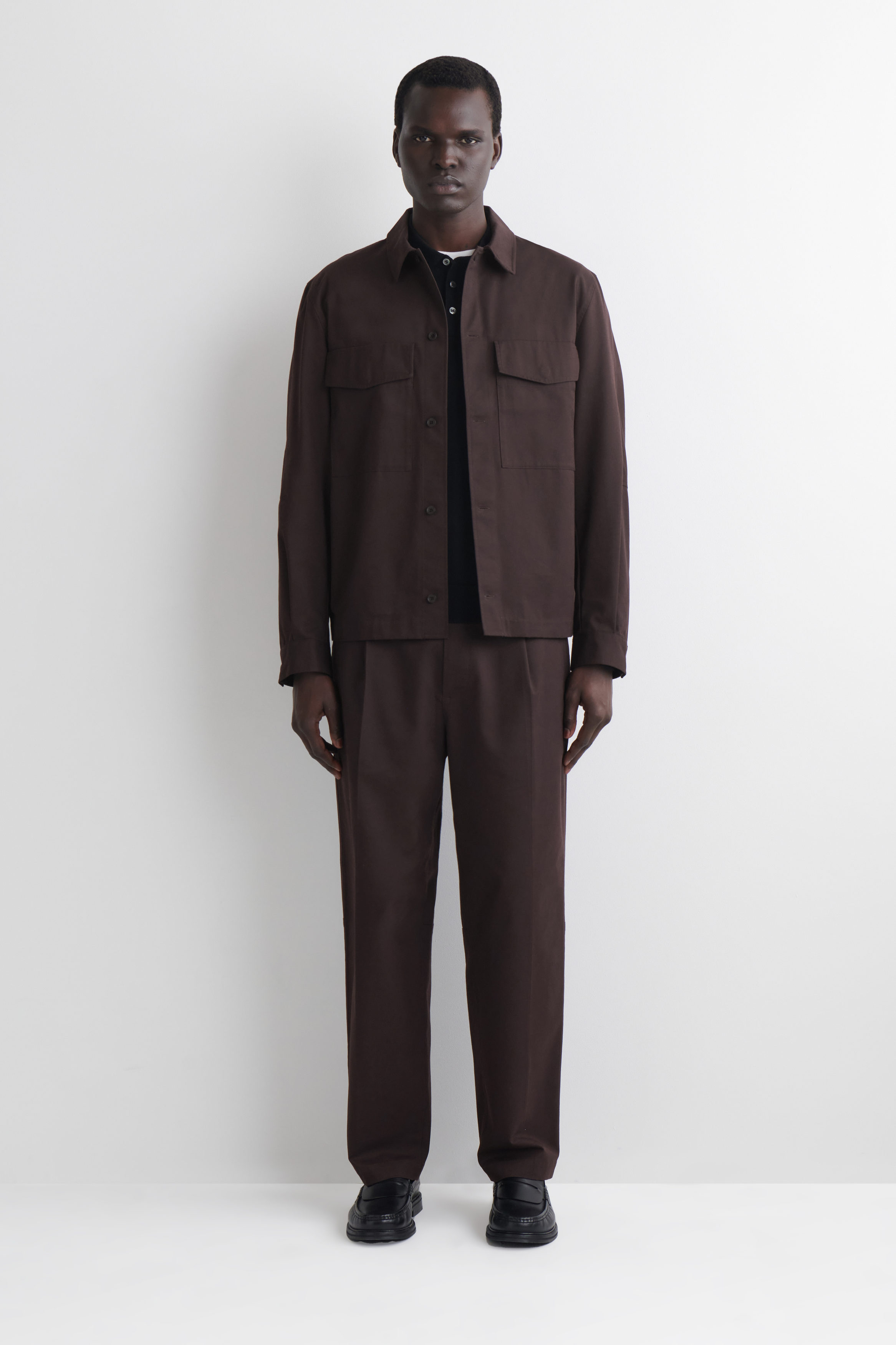 CROPPED COTTON RELAXED-FIT STRAIGHT-LEG PANTS - thumbnail 6