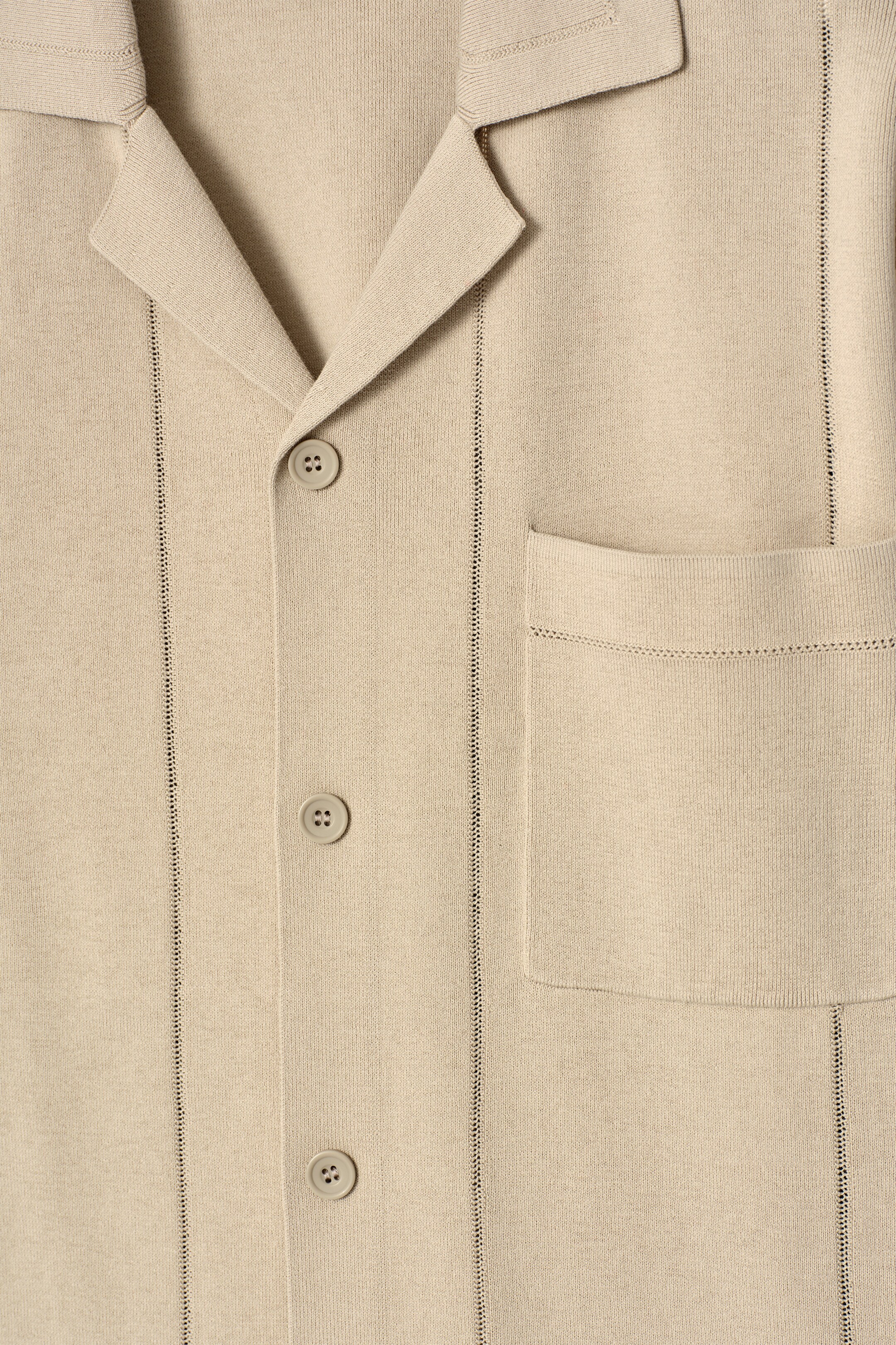 Grösseres Bild ansehen: BAUMWOLLHEMD AUS POINTELLE-STRICK - BRAUN - HERREN | H&M CH 8