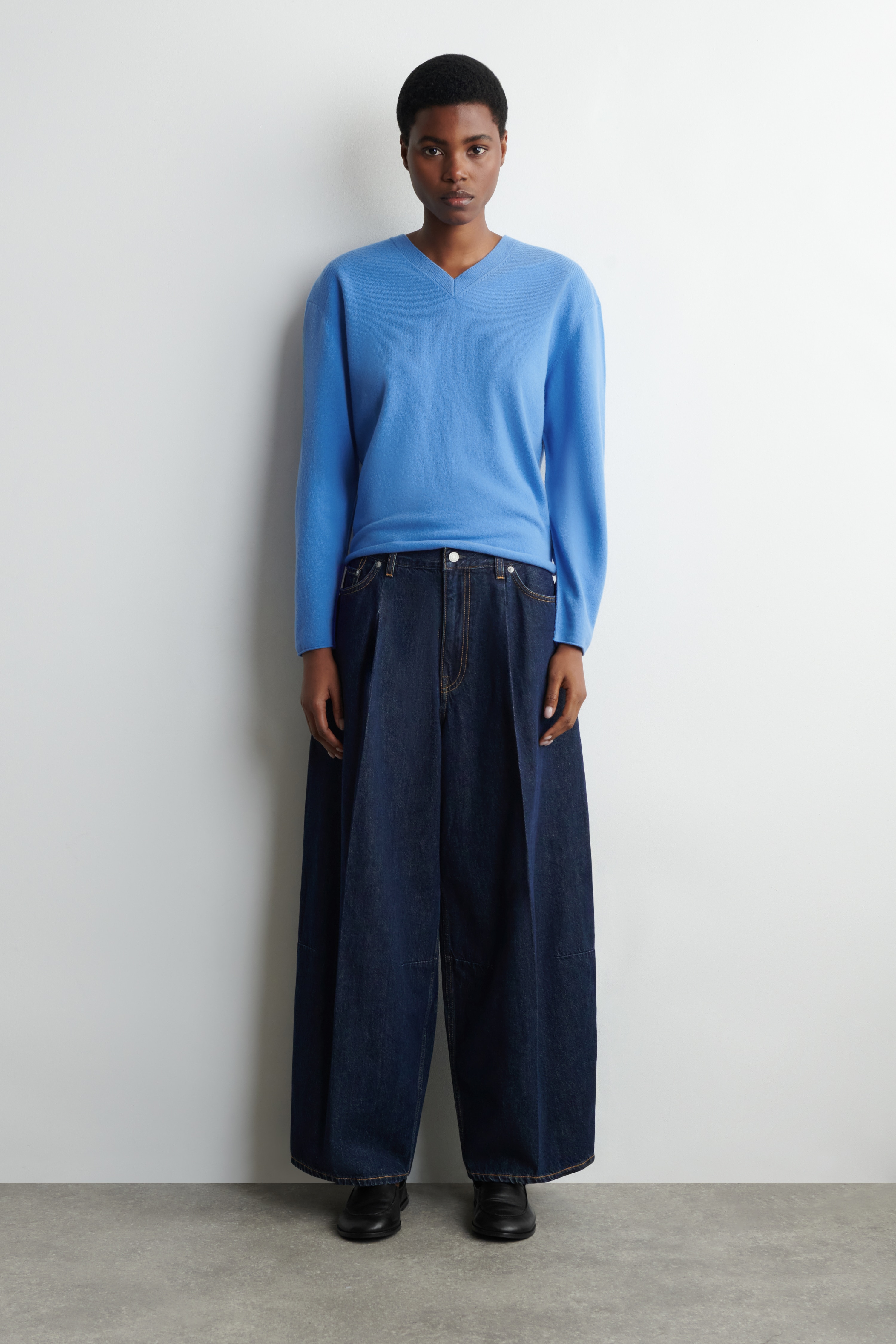 JEAN TWINE BARREL - BLEU FONCÉ