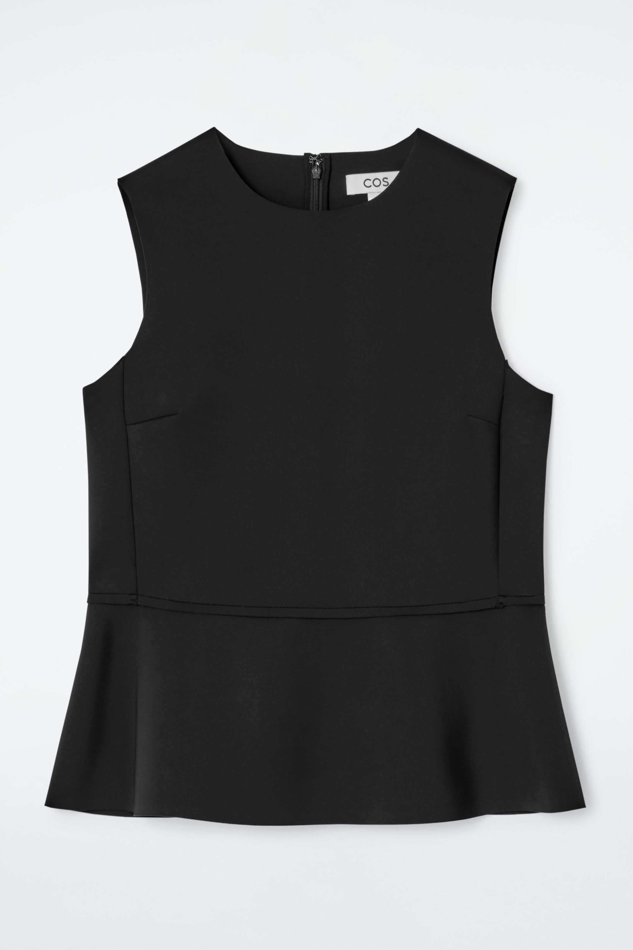 PEPLUM SCUBA TANK TOP