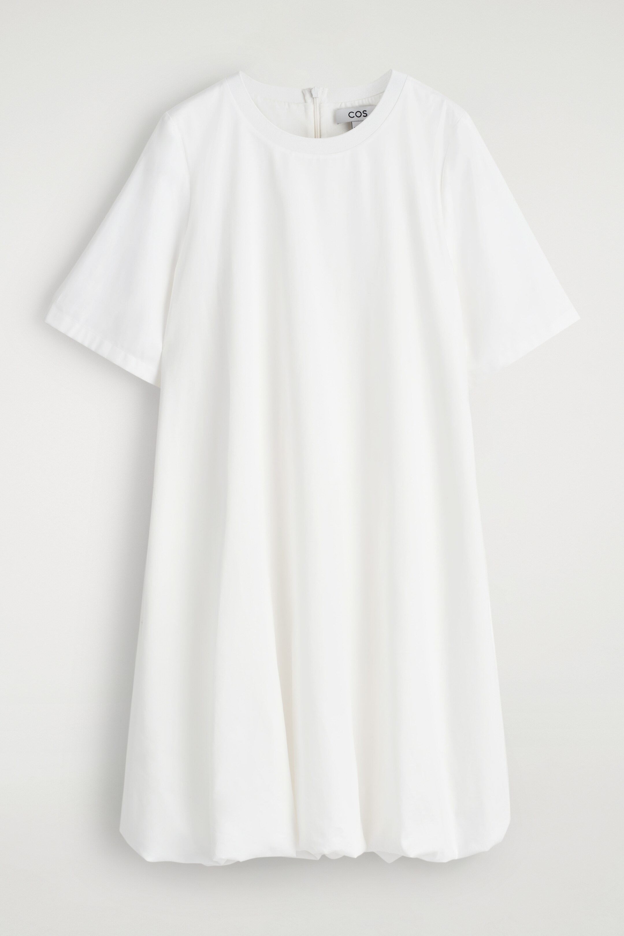 Ver imagem maior: Vestido Mini com Barra em Balão - BRANCO - SENHORA | H&M PT 5