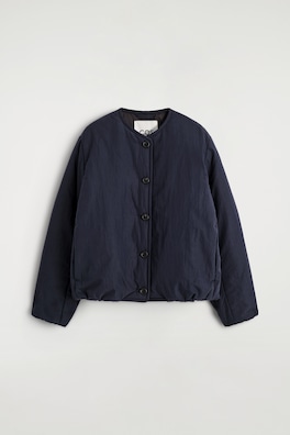 PADDED COTTON LINER JACKET — NAVY 6