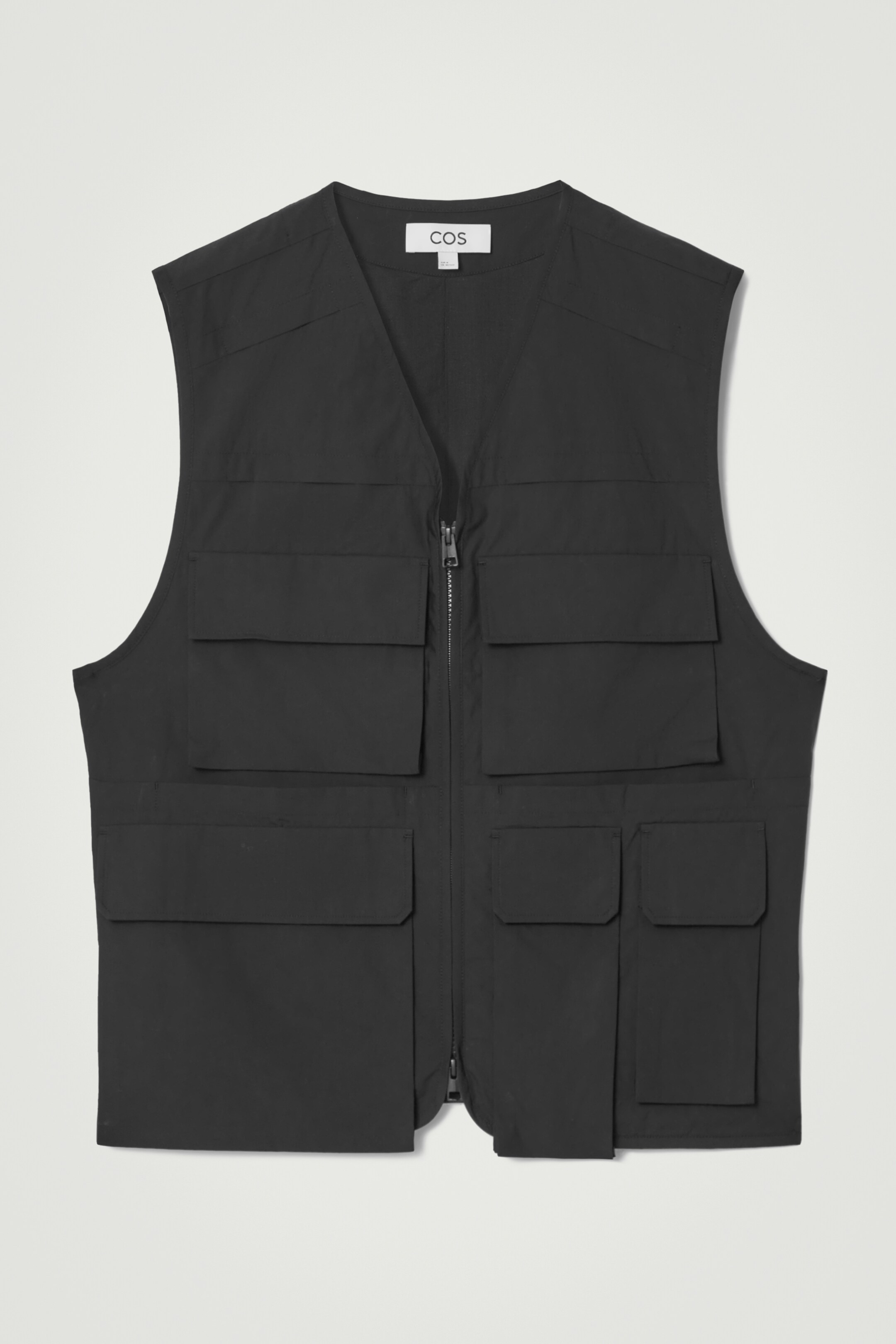 Ingrandisci l'immagine: COTTON UTILITY GILET - BLACK - UOMO | H&M CH 1