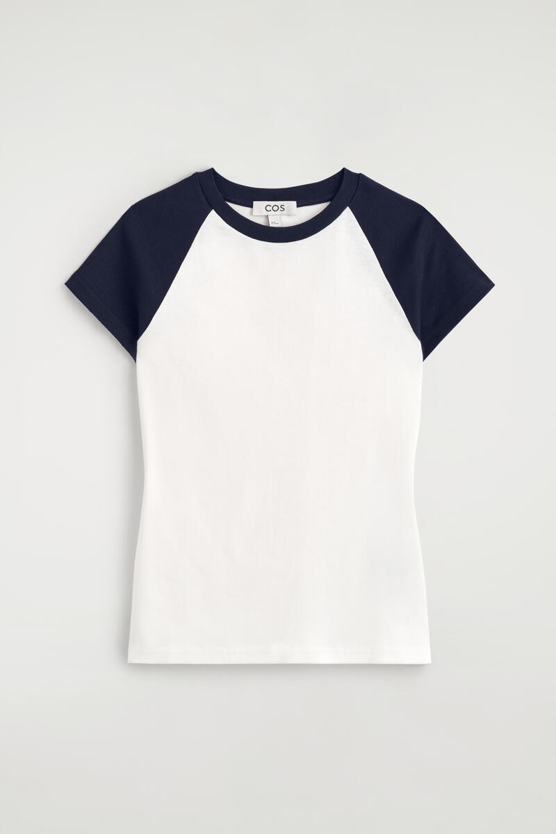 Slim Cotton Raglan T-Shirt