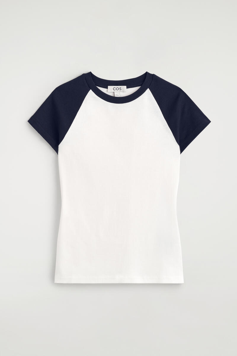 Slim Cotton Raglan T-Shirt