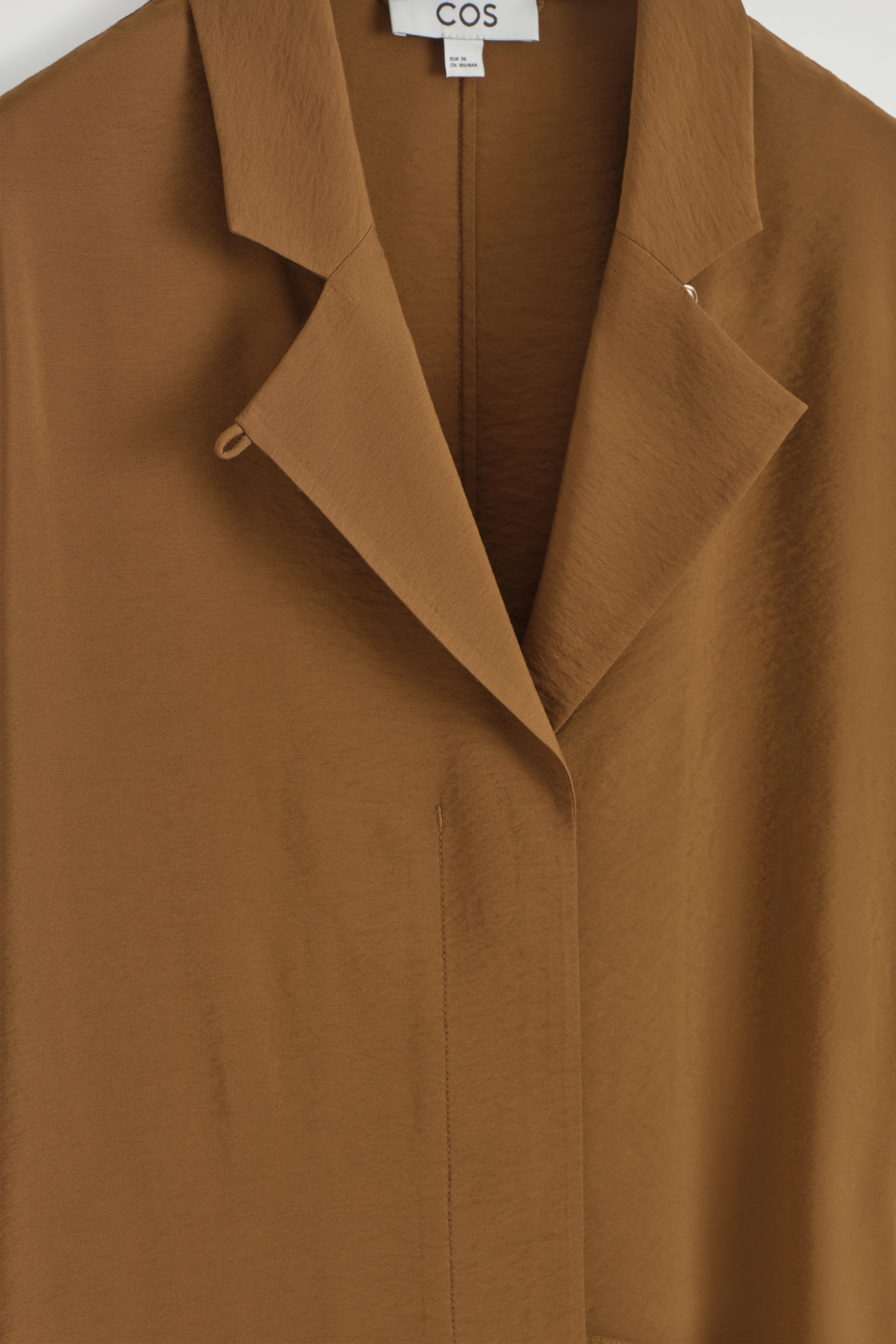 Visualizza immagine più grande: CHEMISIER MIDI CON CINTURA LATERALE - MARRONE - DONNA | H&M IT 7