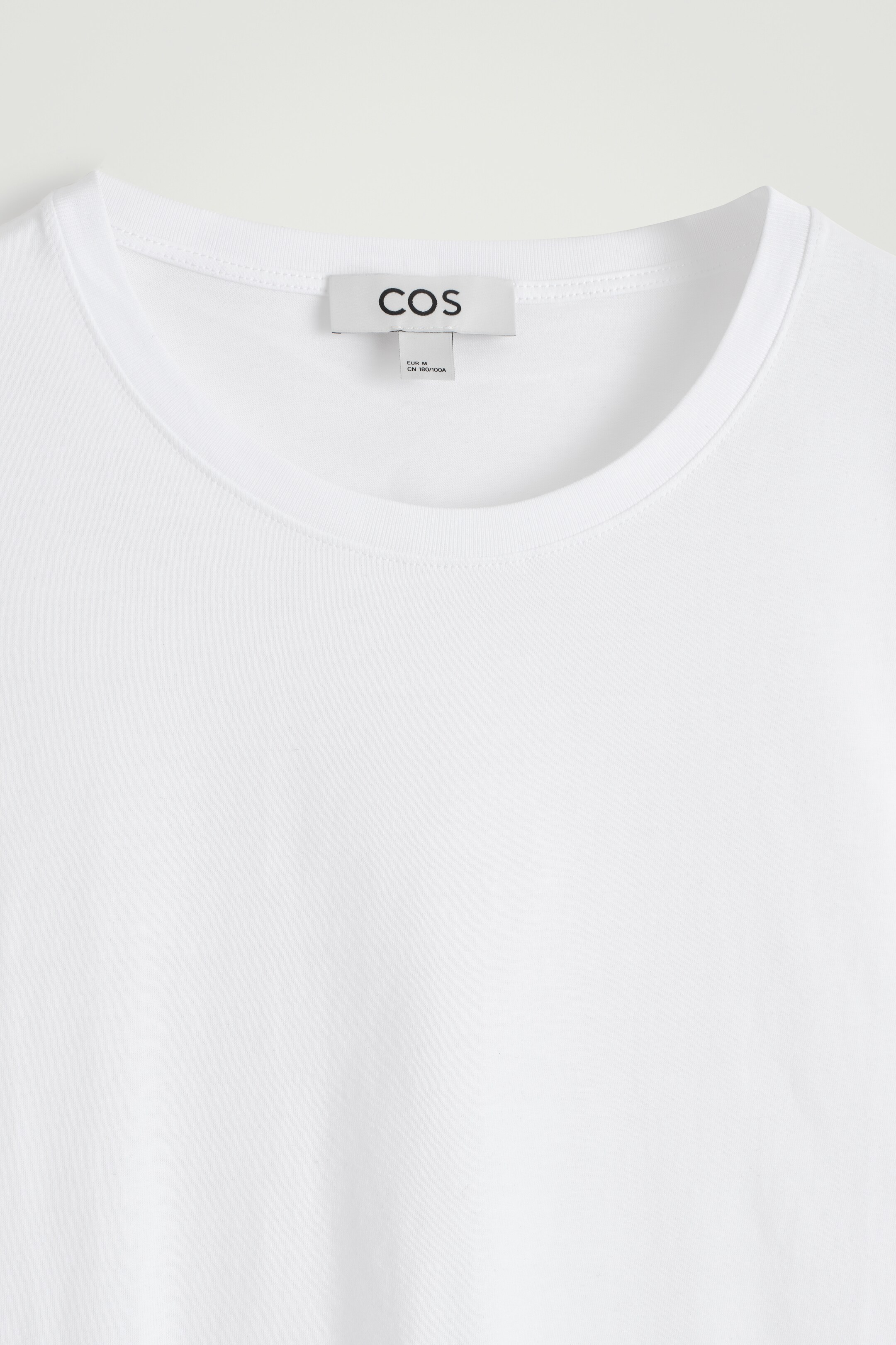 Ver imagem maior: T-shirt de algodão com decote redondo - BRANCO - HOMEM | H&M PT 6
