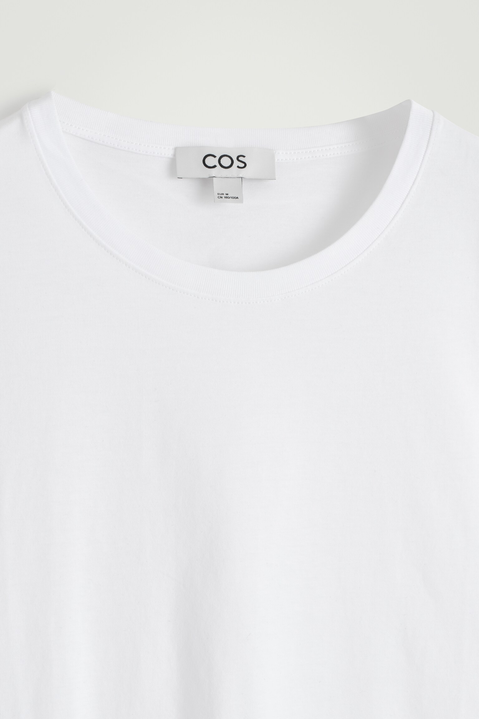 BAUMWOLL-T-SHIRT MIT RUNDHALSAUSSCHNITT - WEISS/SCHWARZ/NAVYBLAU/DUNKELGRÜN - 4