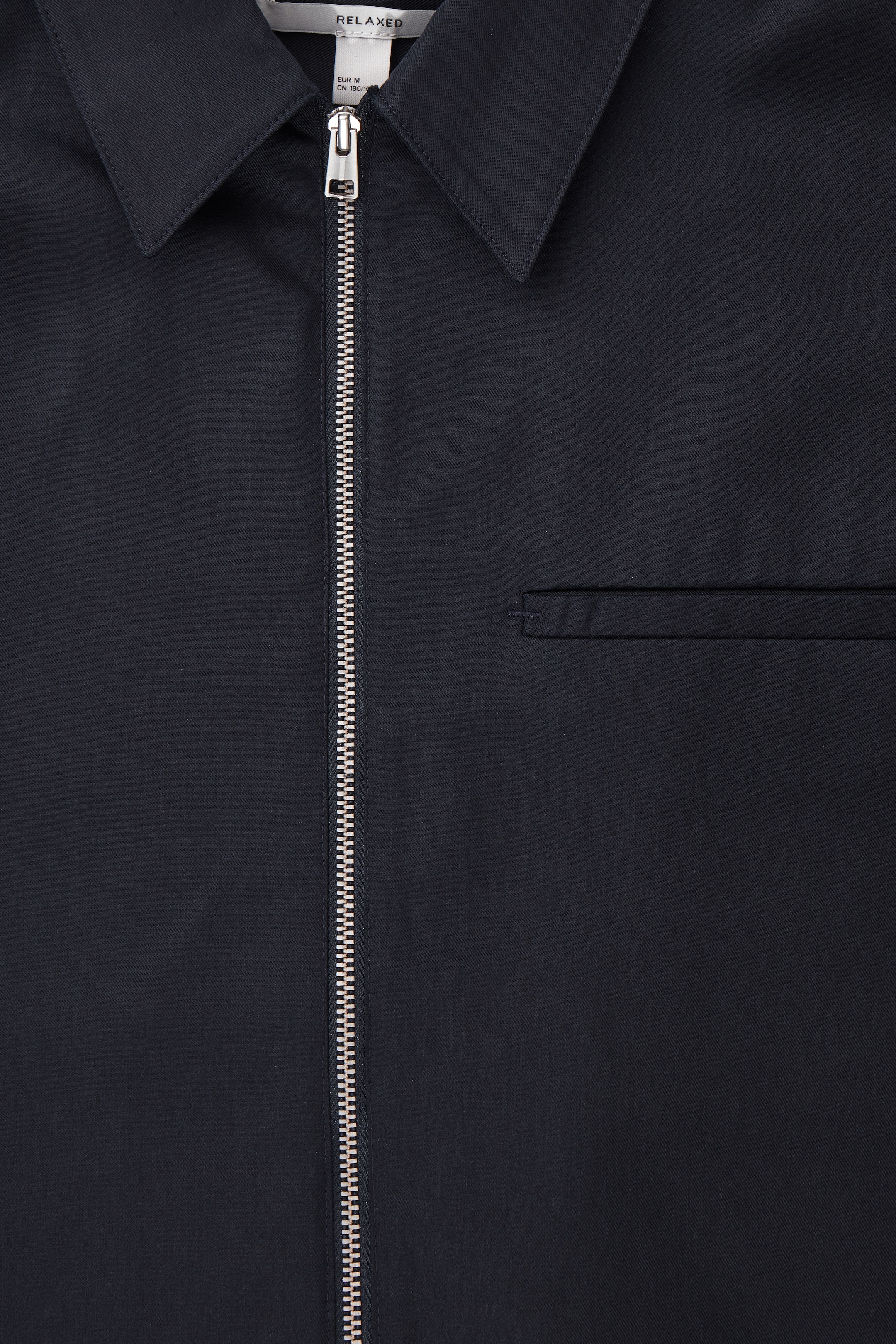 Grösseres Bild ansehen: HEMD AUS TWILL MIT REISSVERSCHLUSS - NAVYBLAU - HERREN | H&M CH 2