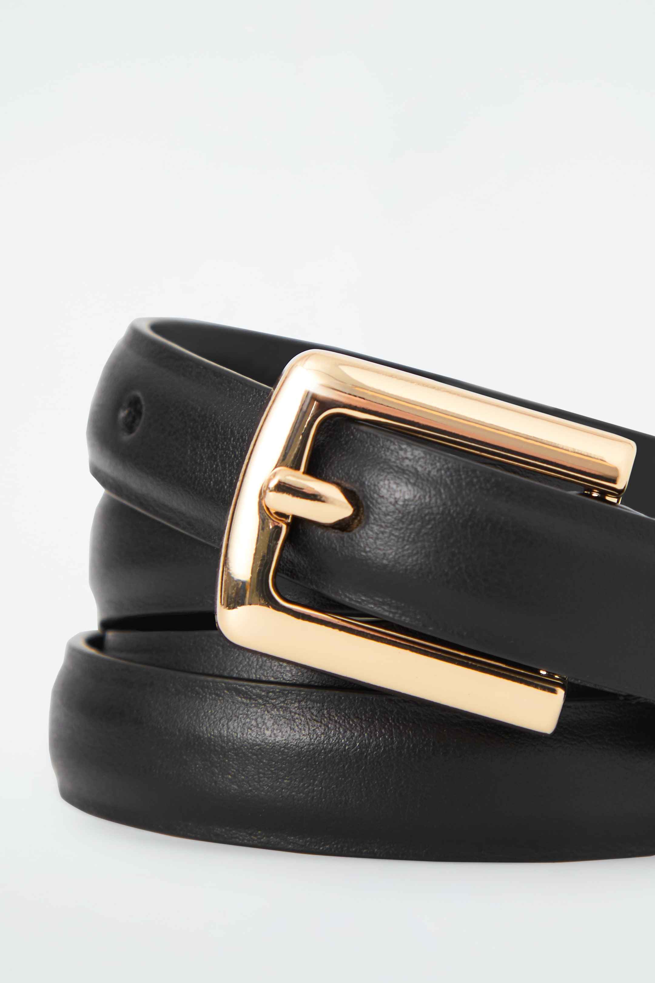 Ingrandisci l'immagine: SKINNY LEATHER BELT - BLACK - DONNA | H&M CH 3