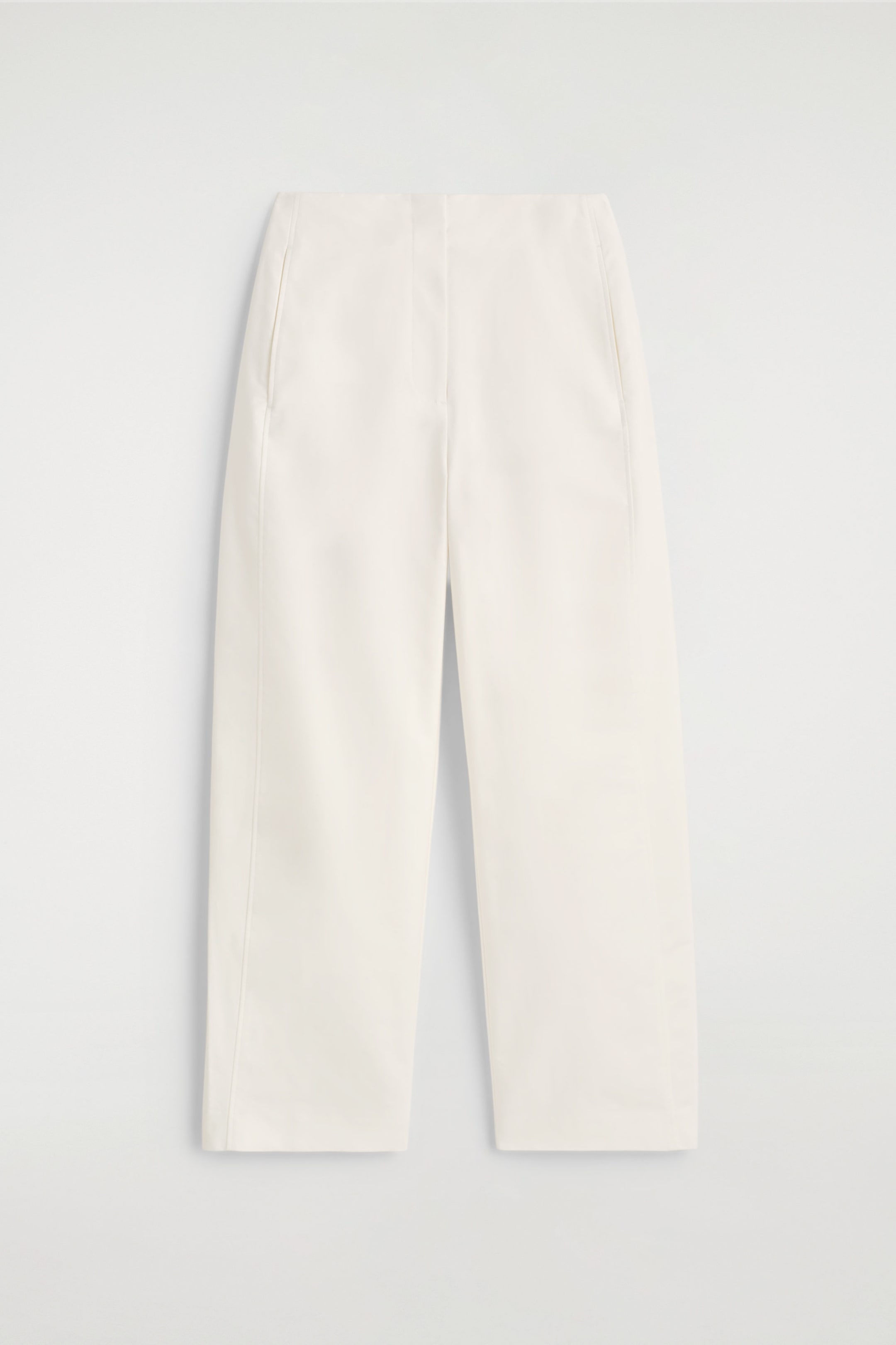 PIMA COTTON BARREL-LEG PANTS