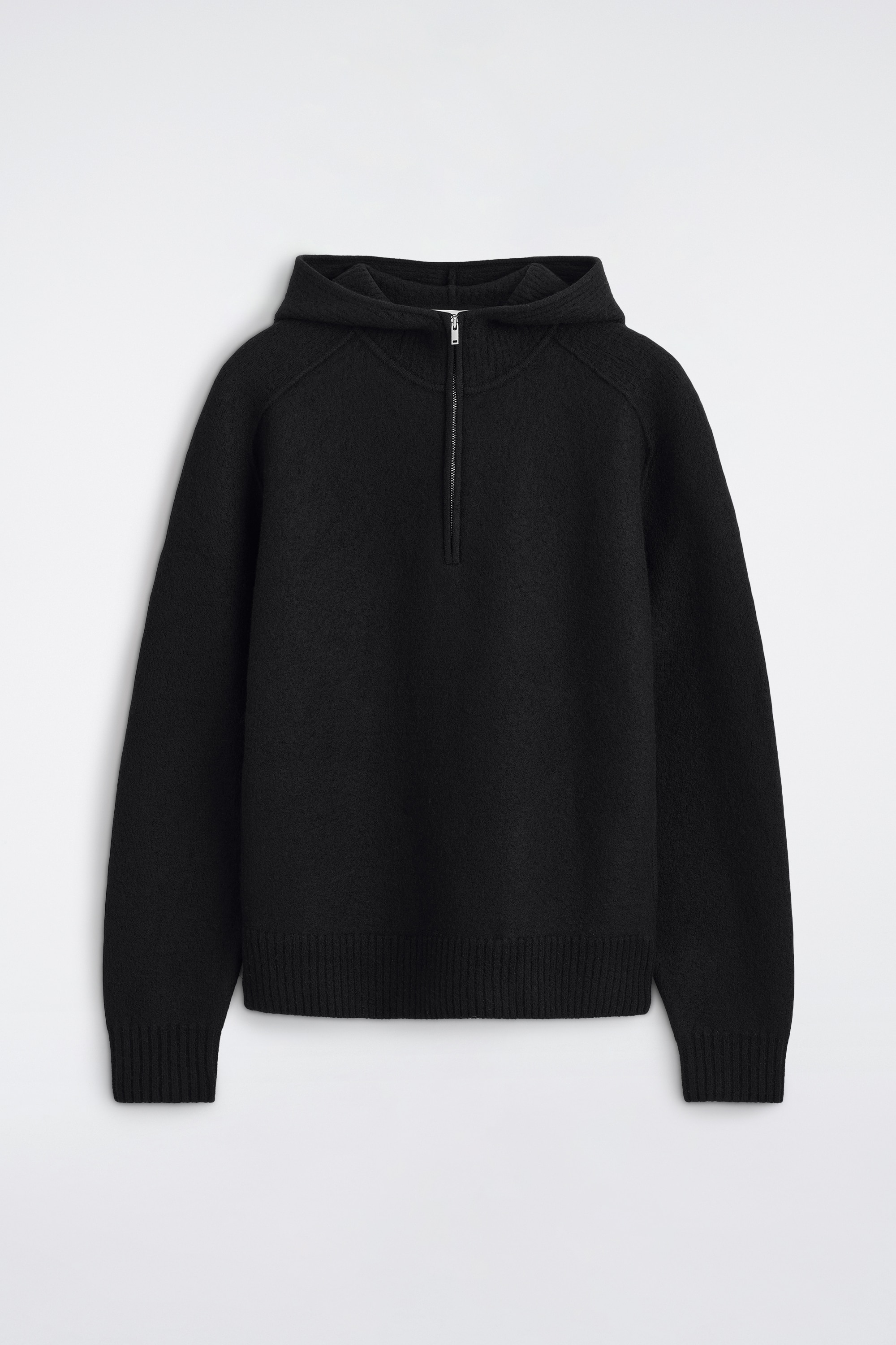 SWEAT À CAPUCHE EN LAINE MÉRINOS BOUILLIE