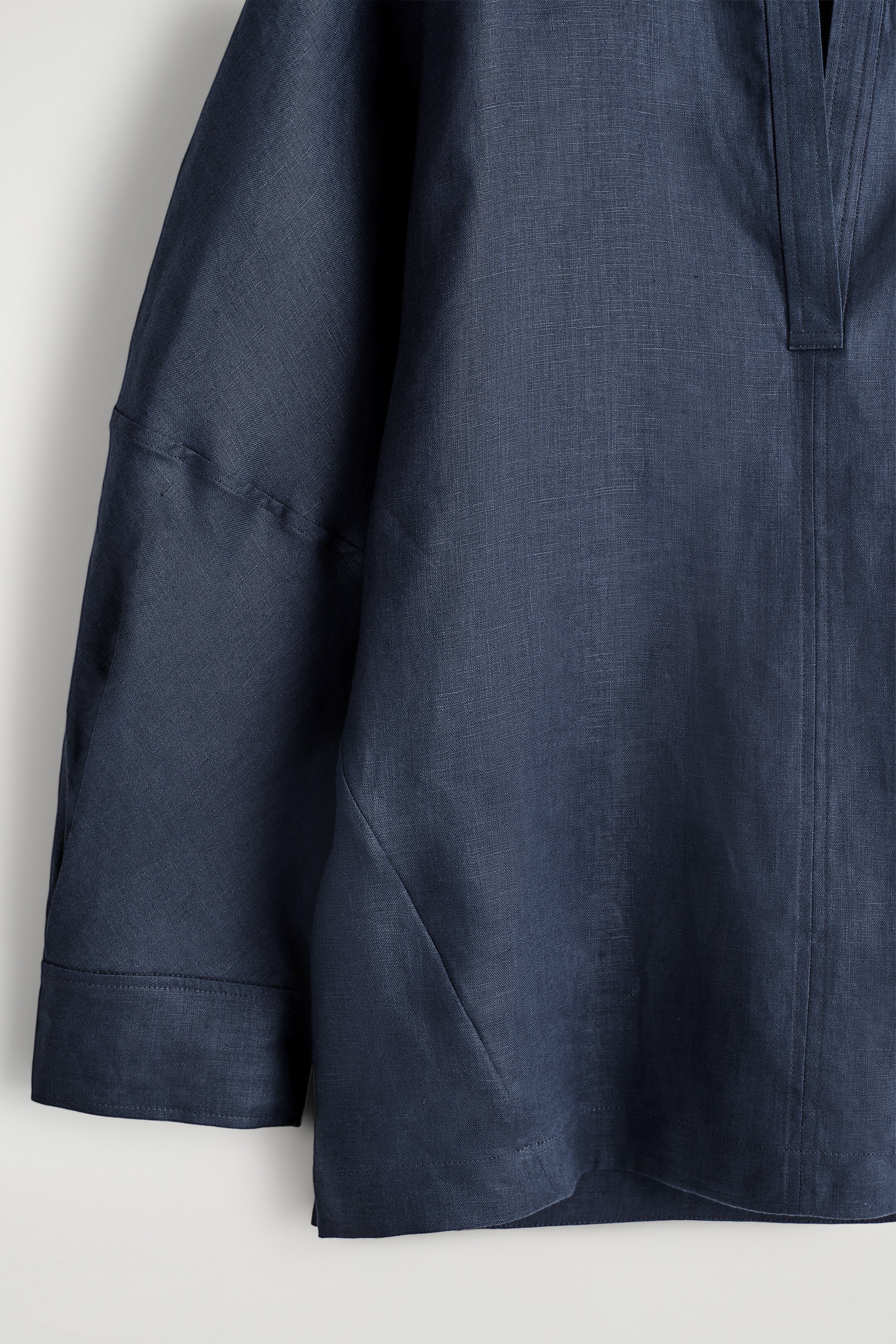 Visualizza immagine più grande: BLUSA AMPIA IN LINO - BLU SCURO - DONNA | H&M IT 7