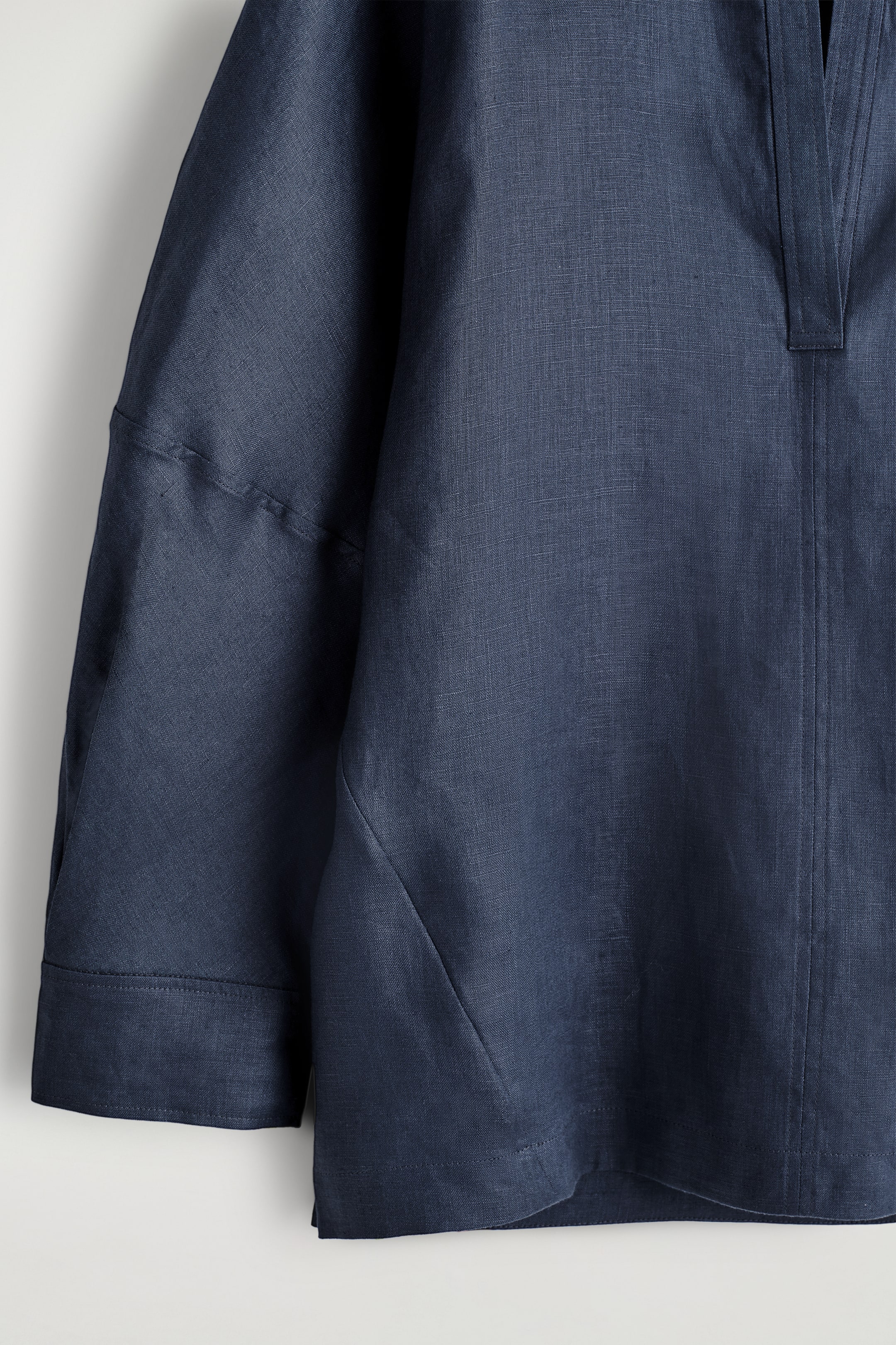 Visualizza immagine più grande: BLUSA AMPIA IN LINO - BLU SCURO - DONNA | H&M IT 7