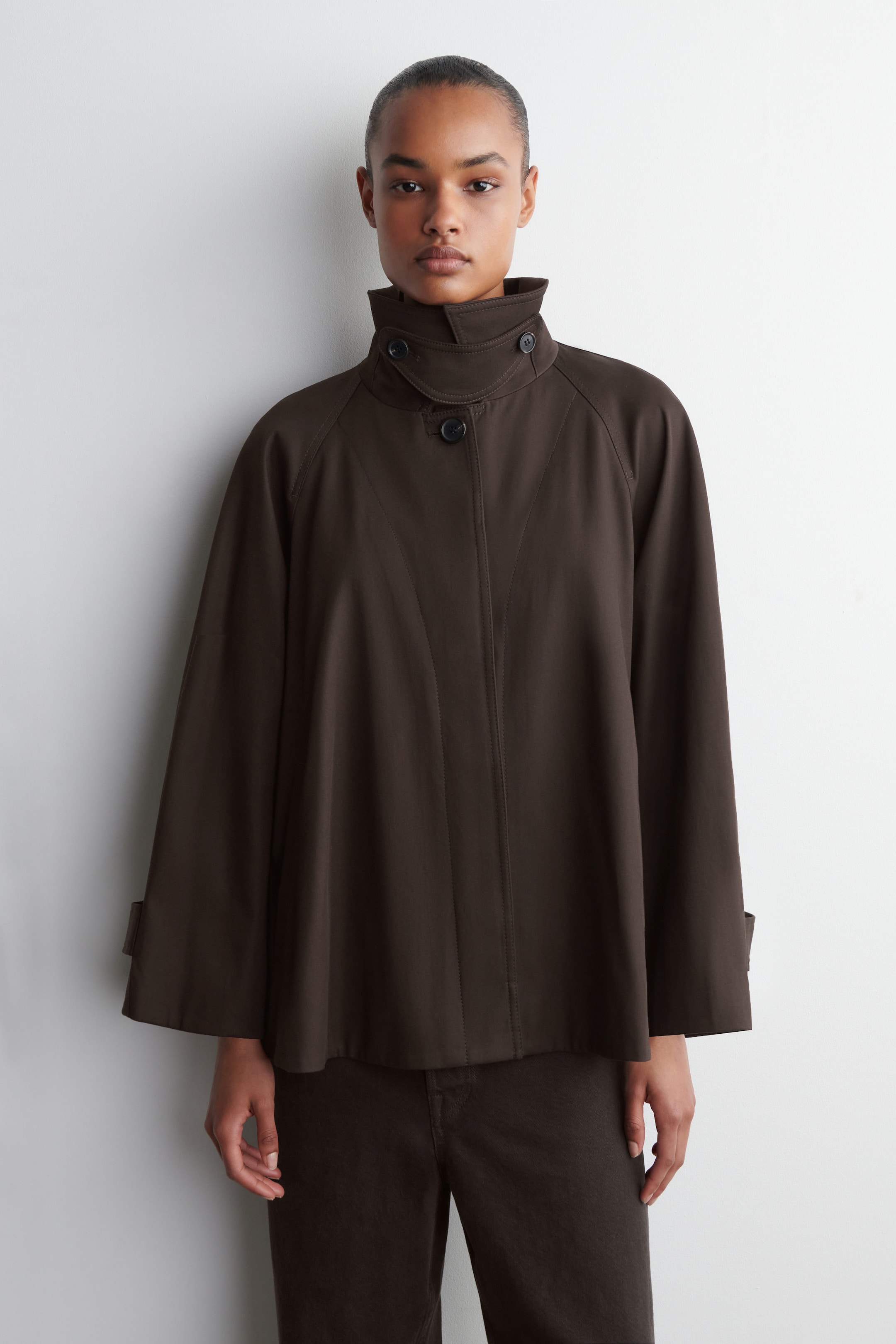 A-LINE TRENCH JACKET