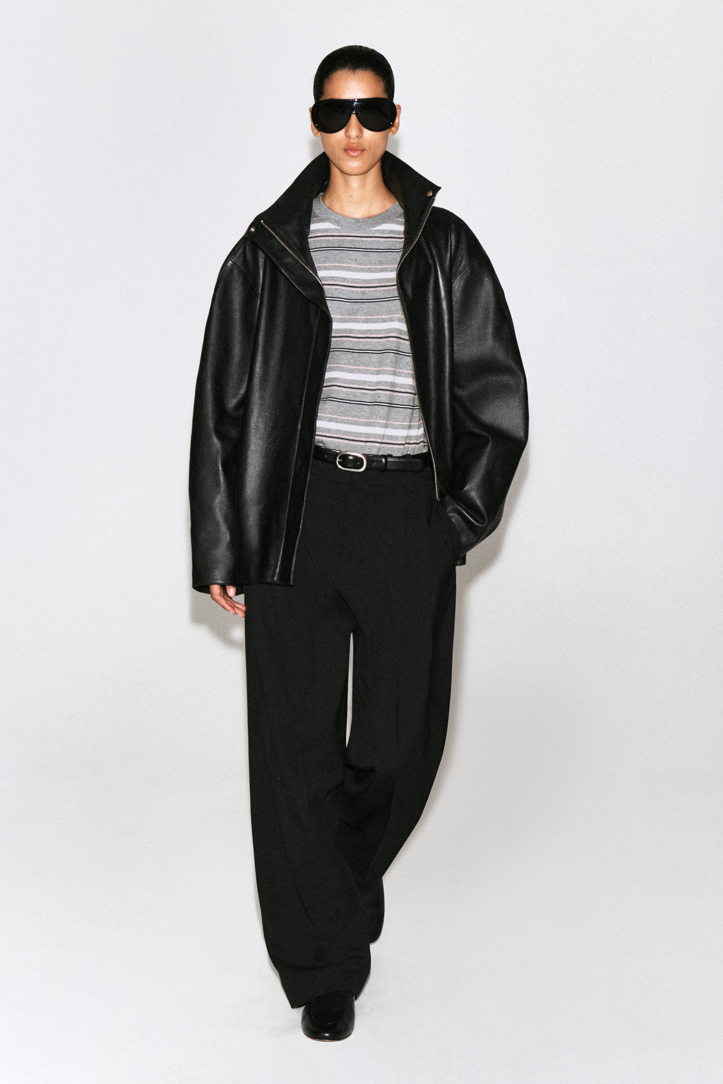 BRUSHED-COTTON LONG-SLEEVED T-SHIRT thumbnail 4
