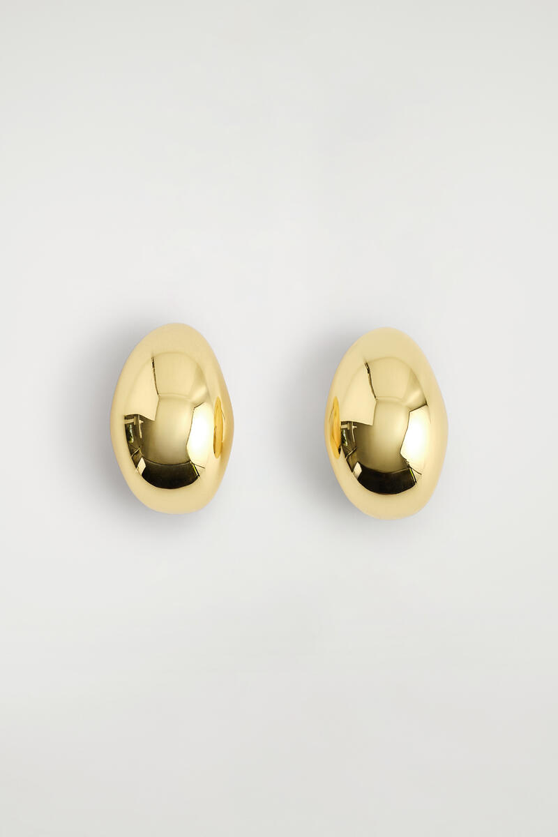 Curved Domed Earrings