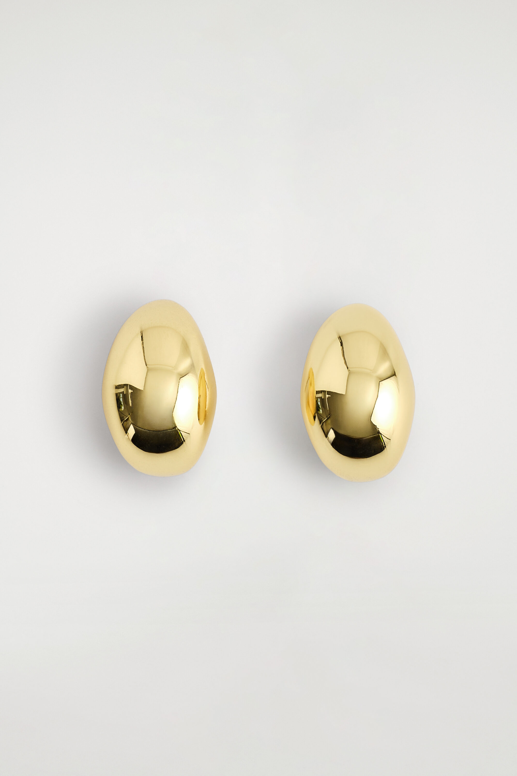 CURVED DOMED EARRINGS - thumbnail 7