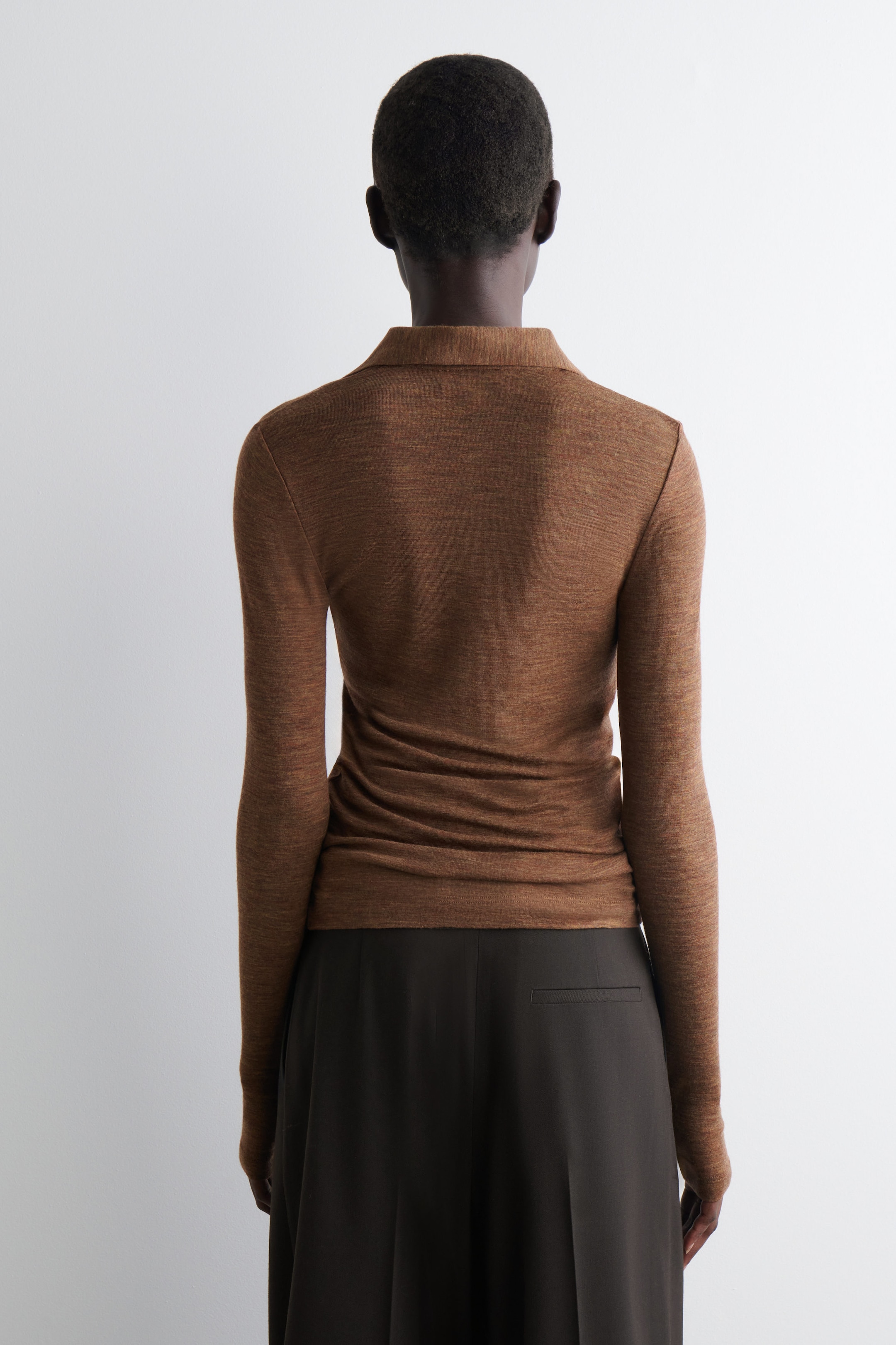 MERINO WOOL POLO SHIRT