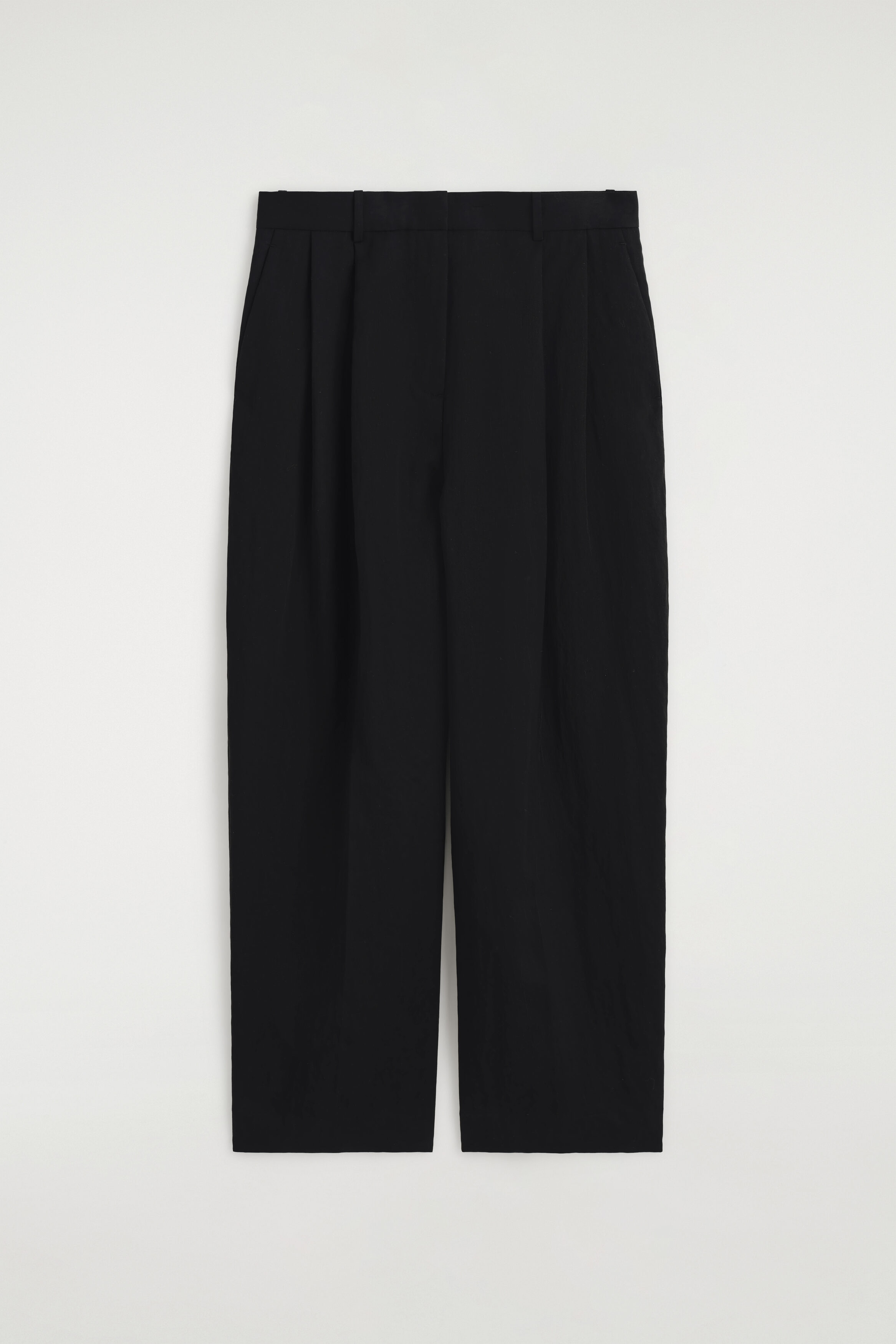 Relaxed Fluid Wide-Leg Pants